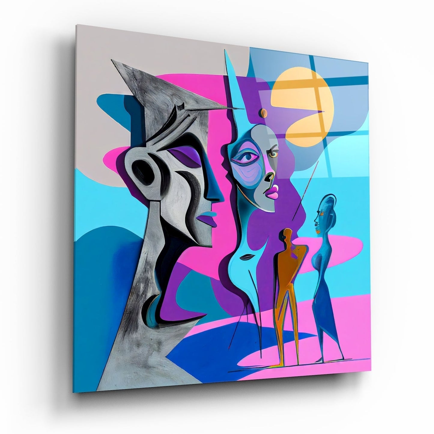 Picasso'Nun Zihni Cam Tablo || Tasarımcı Koleksiyonu