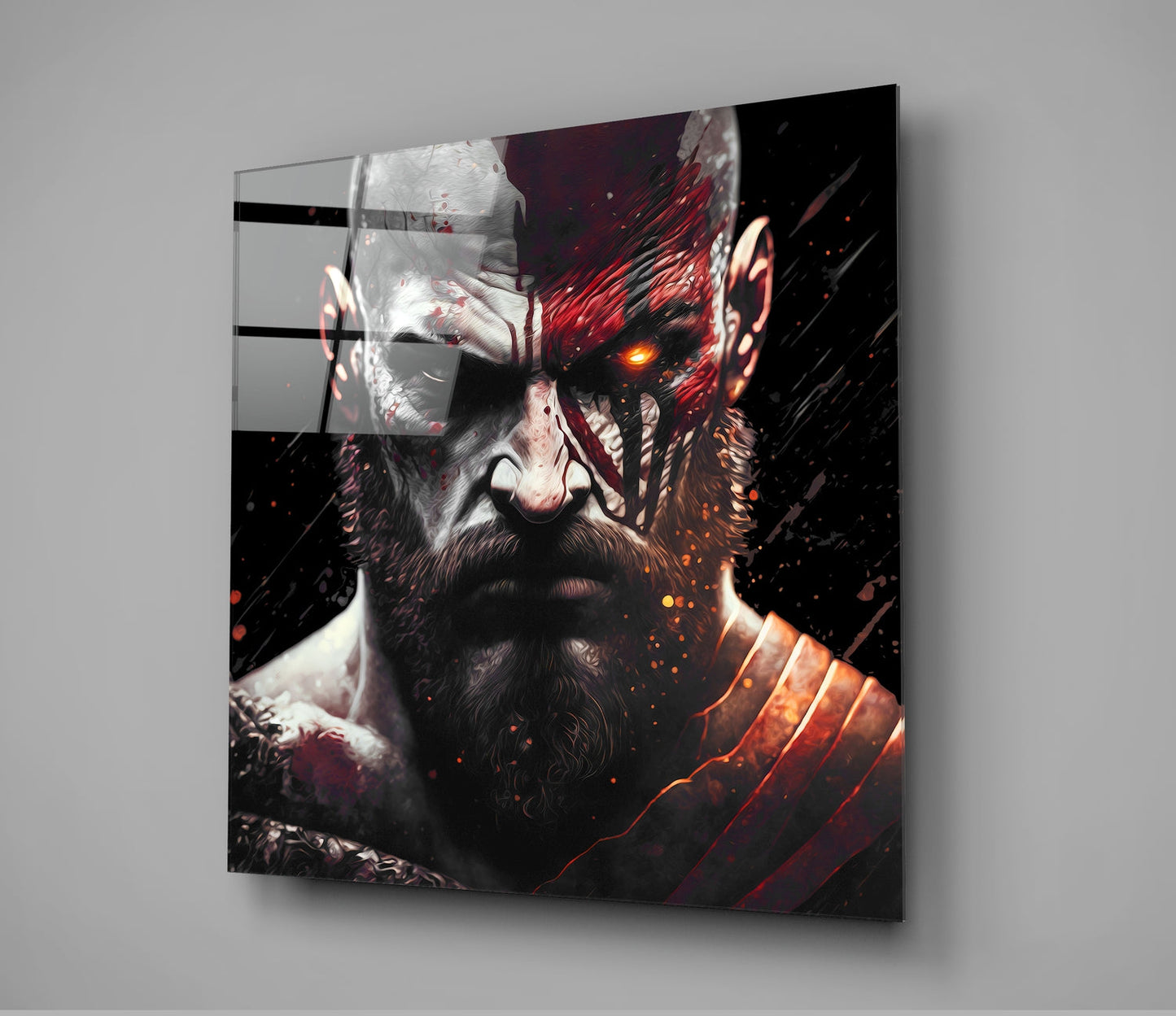 God of War Cam Tablo || Tasarımcı Koleksiyonu