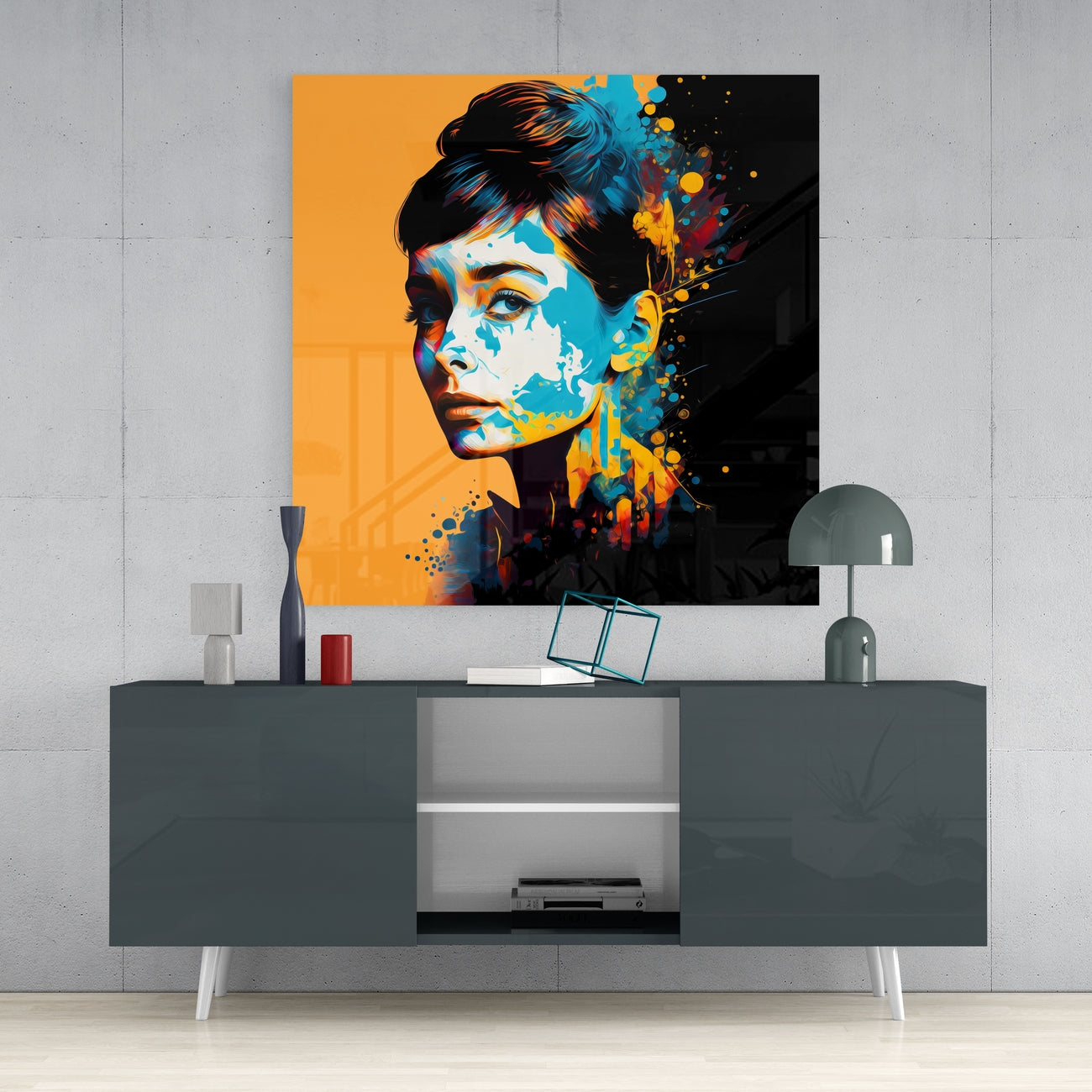 Audrey Hepburn Cam Tablo || Tasarımcı Koleksiyonu