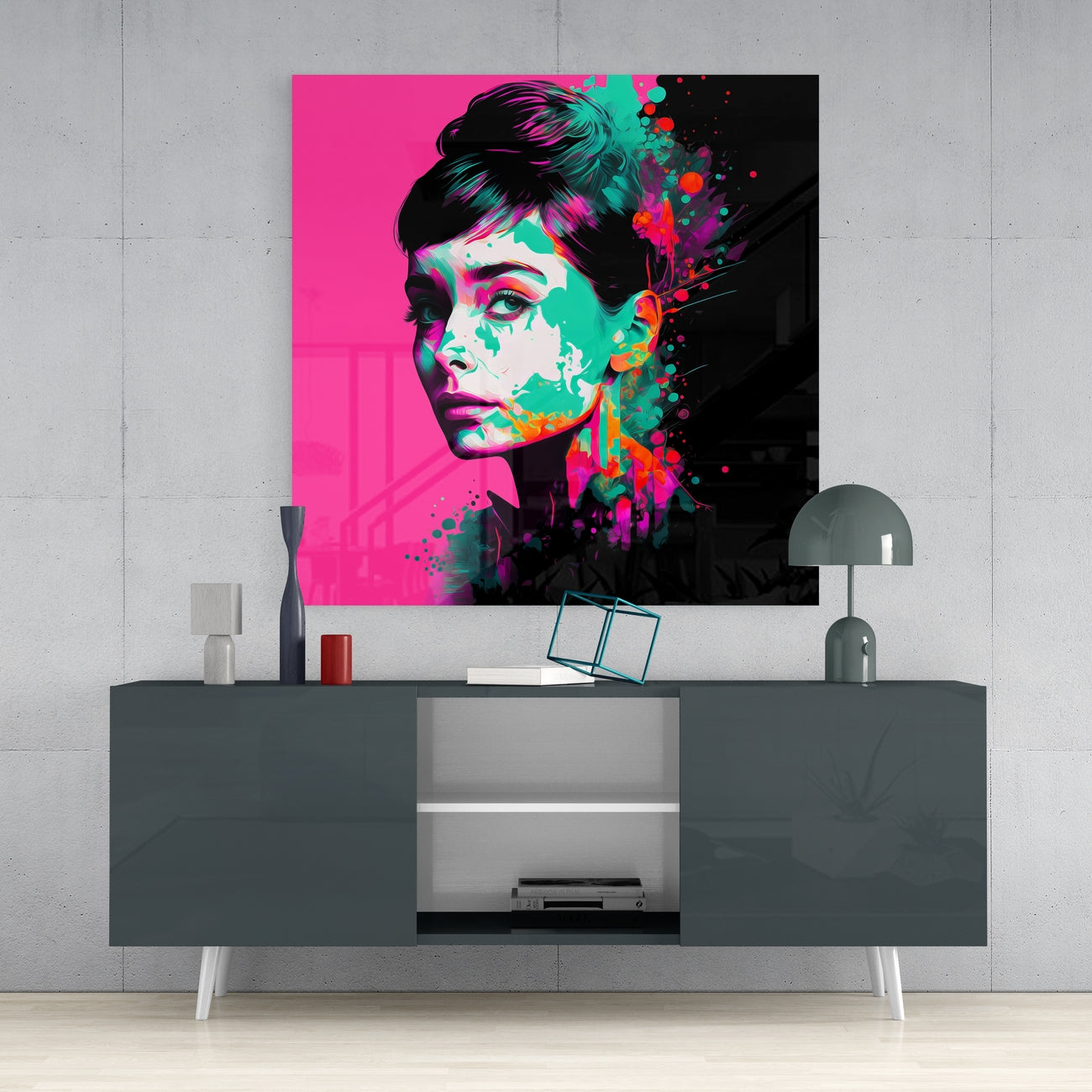 Audrey Hepburn Cam Tablo || Tasarımcı Koleksiyonu