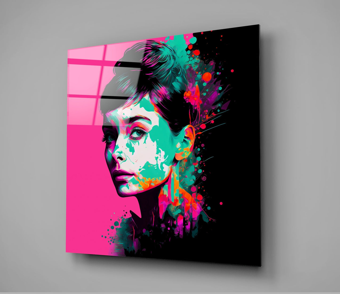 Audrey Hepburn Cam Tablo || Tasarımcı Koleksiyonu
