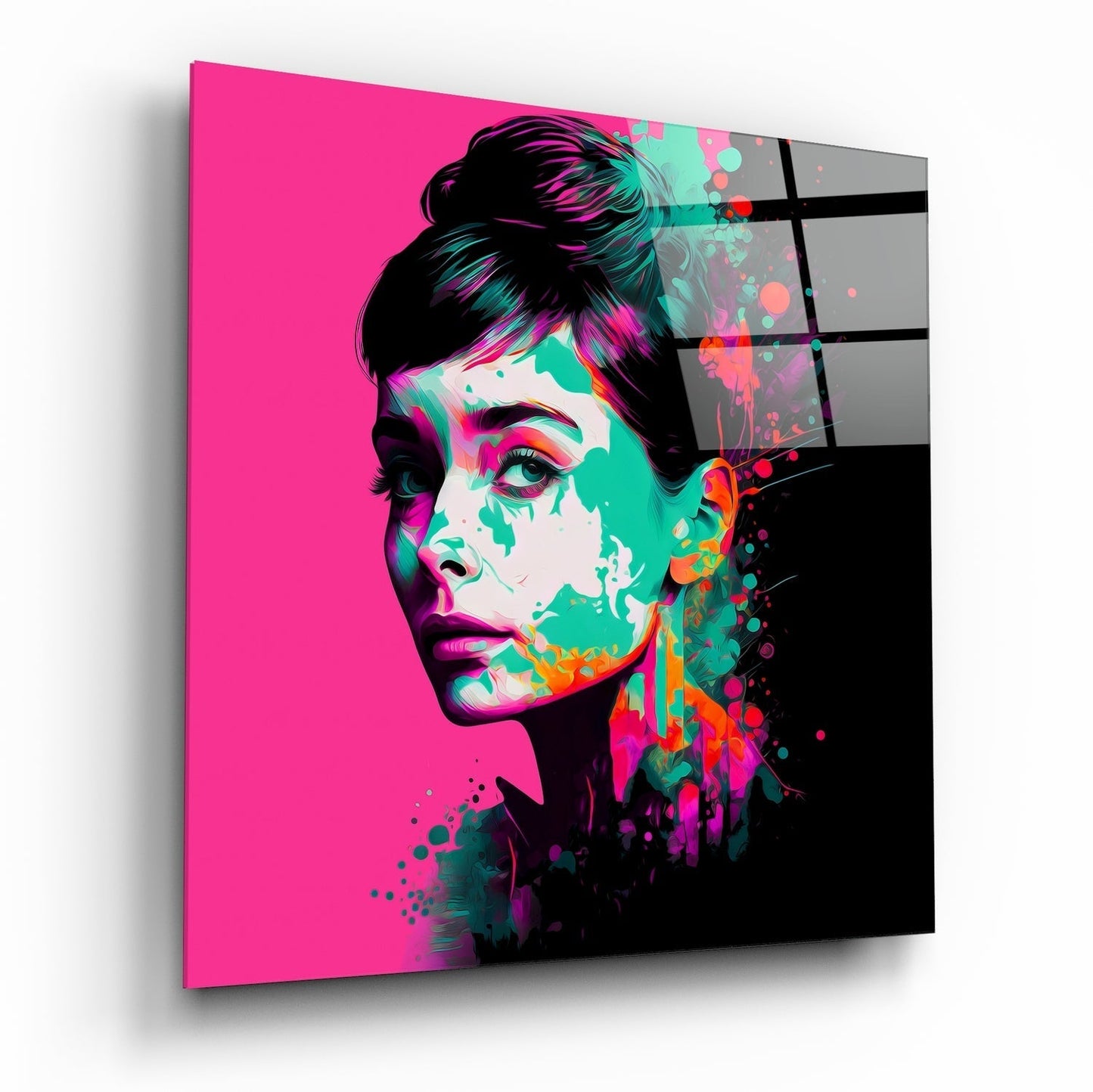 Audrey Hepburn Cam Tablo || Tasarımcı Koleksiyonu
