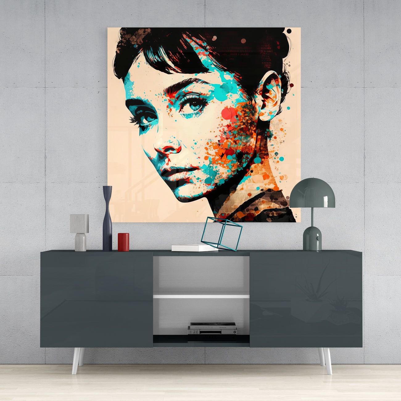 Audrey Hepburn Cam Tablo || Tasarımcı Koleksiyonu