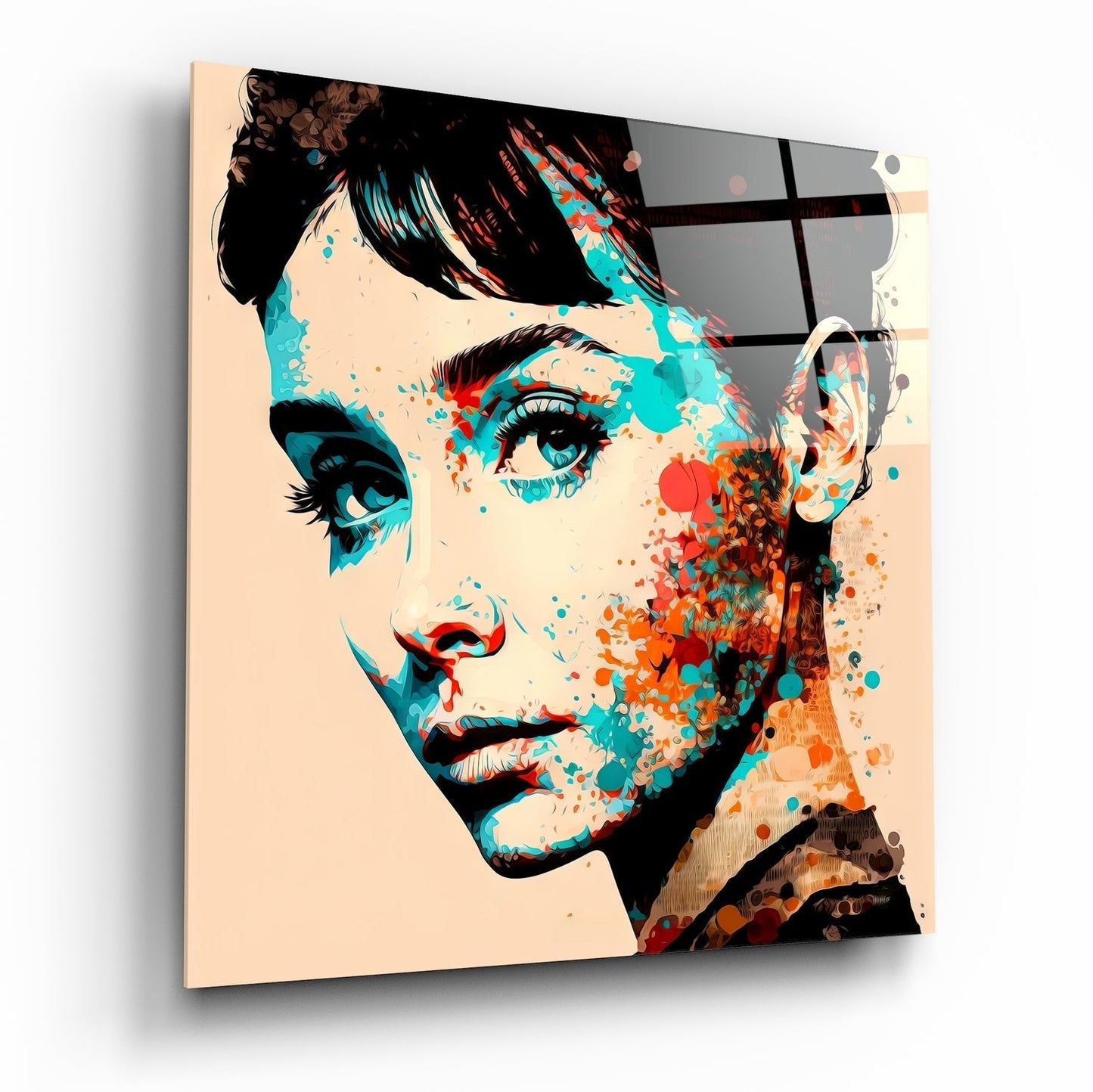 Audrey Hepburn Cam Tablo || Tasarımcı Koleksiyonu