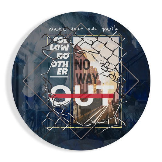 Sözler – Kendi Yolunu Çiz Cam Tablo