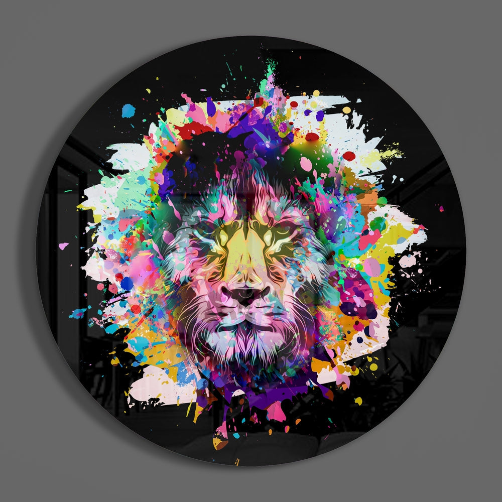 Aslan Cam Tablo