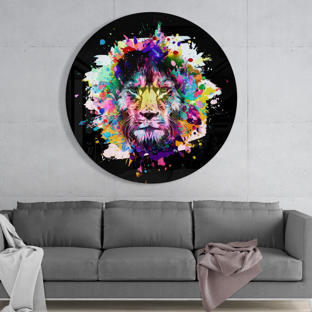 Aslan Cam Tablo