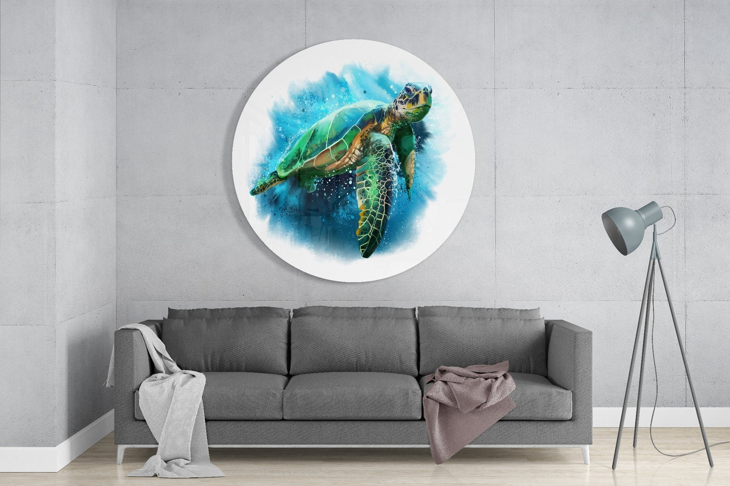 Caretta Caretta Cam Tablo
