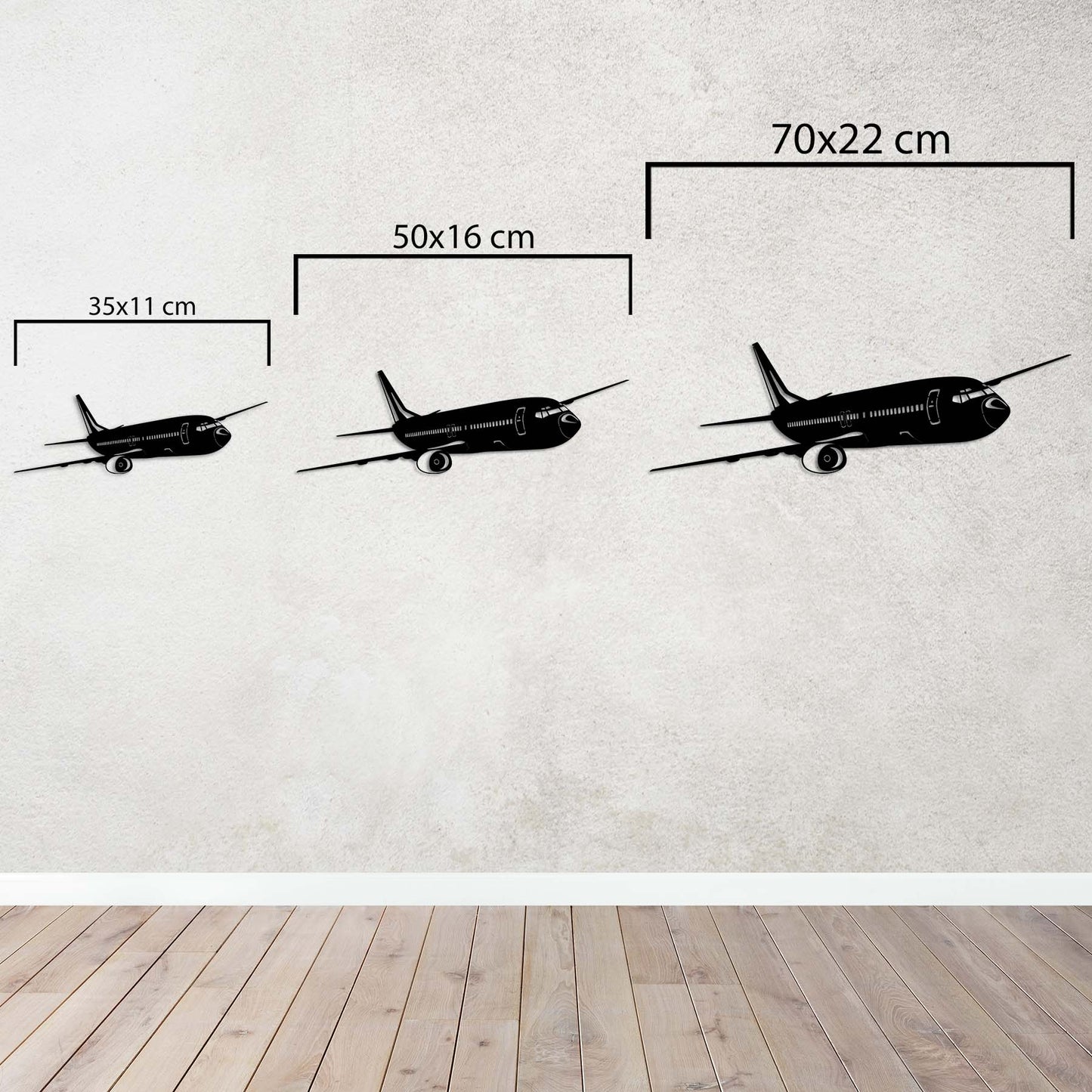 Uçak Boeing B737 – Metal Tablo