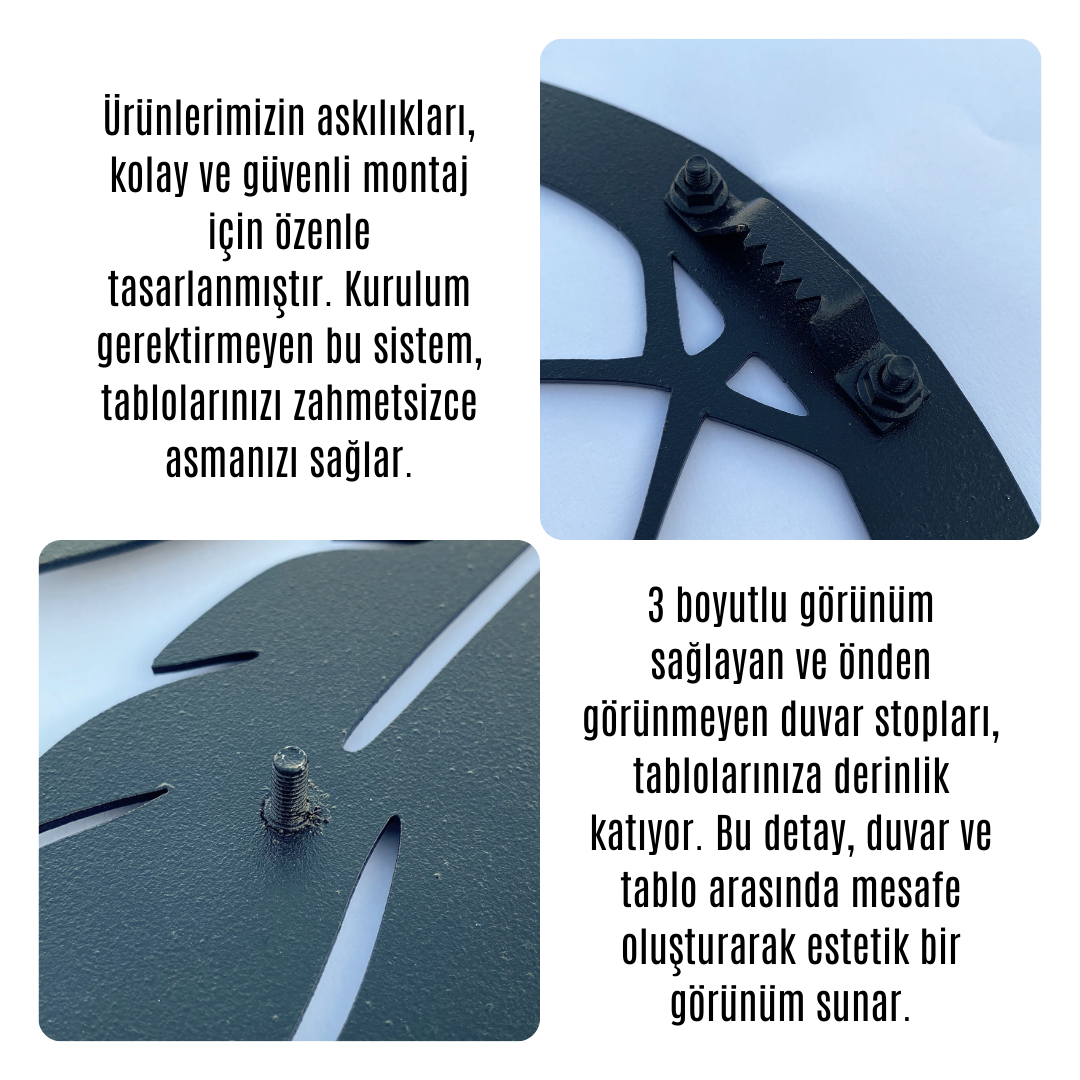 UH-60 Black Hawk Helikopter – Metal Tablo
