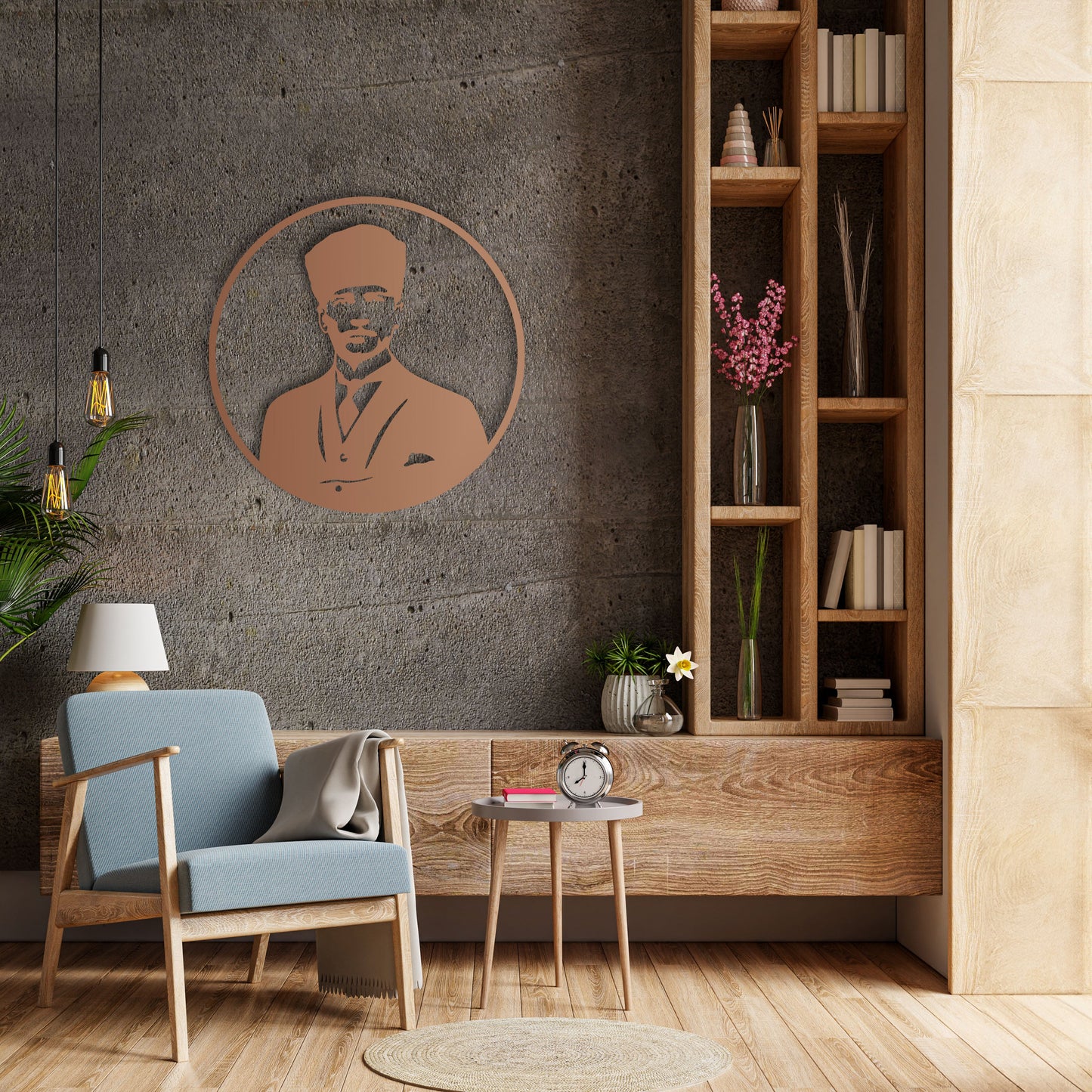 Immortal Leader: Ataturk Metal Painting