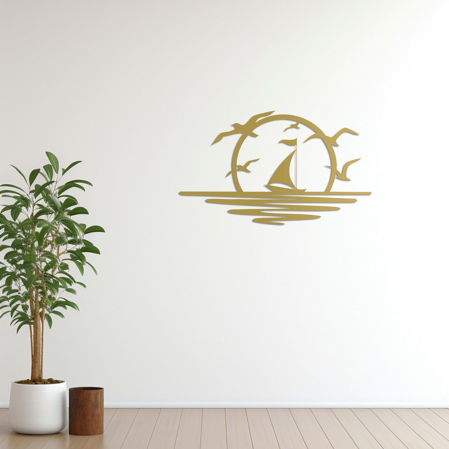 Peace Coming with the Wind Metal Painting