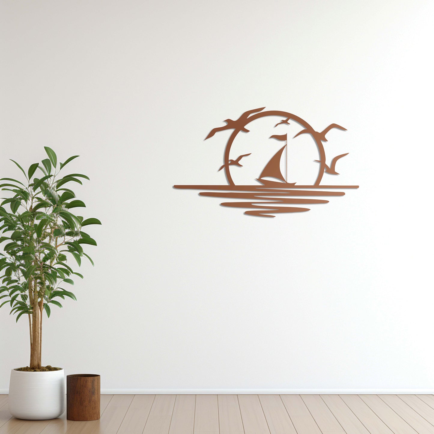 Peace Coming with the Wind Metal Painting