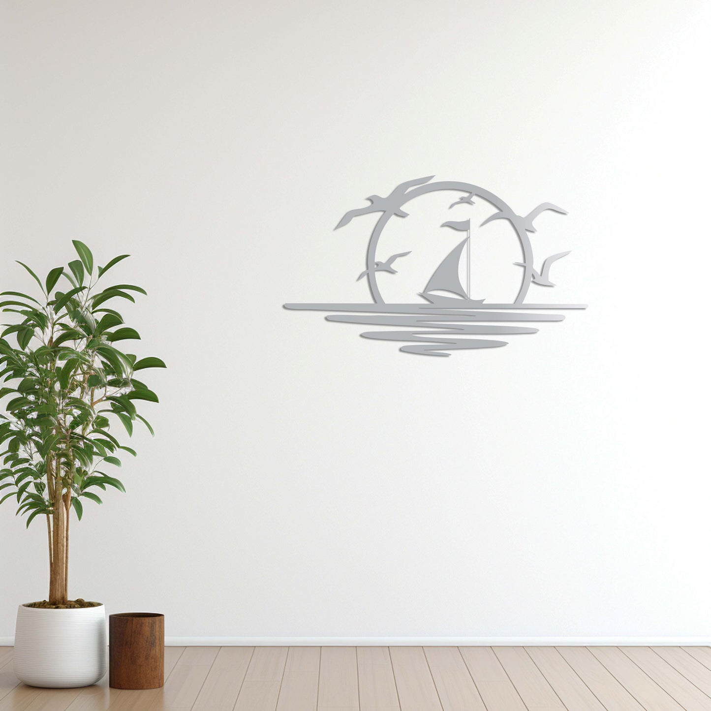 Peace Coming with the Wind Metal Painting