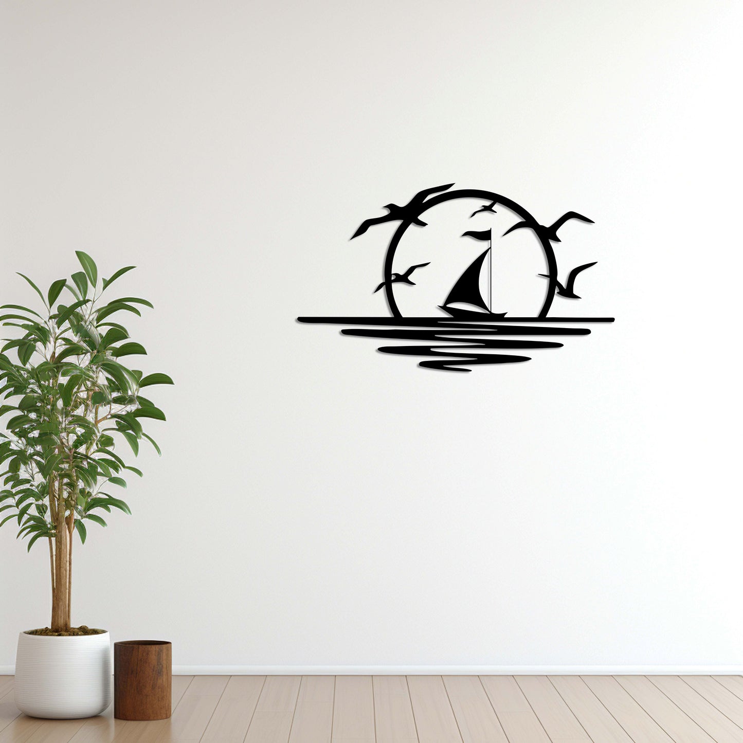 Peace Coming with the Wind Metal Painting