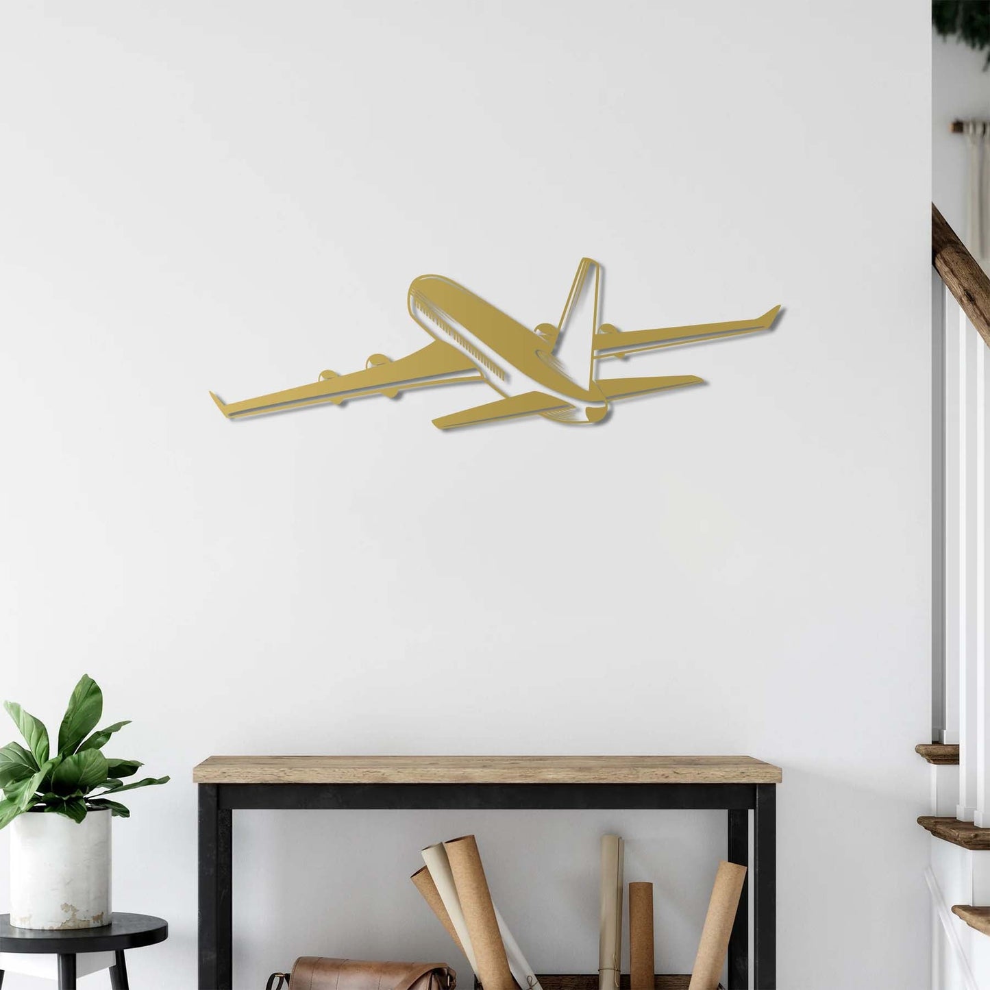 Passenger Plane – Metal Painting