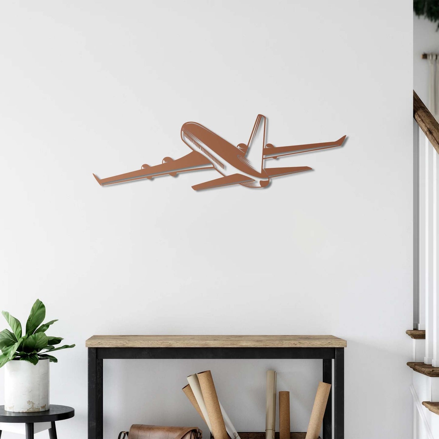 Passenger Plane – Metal Painting