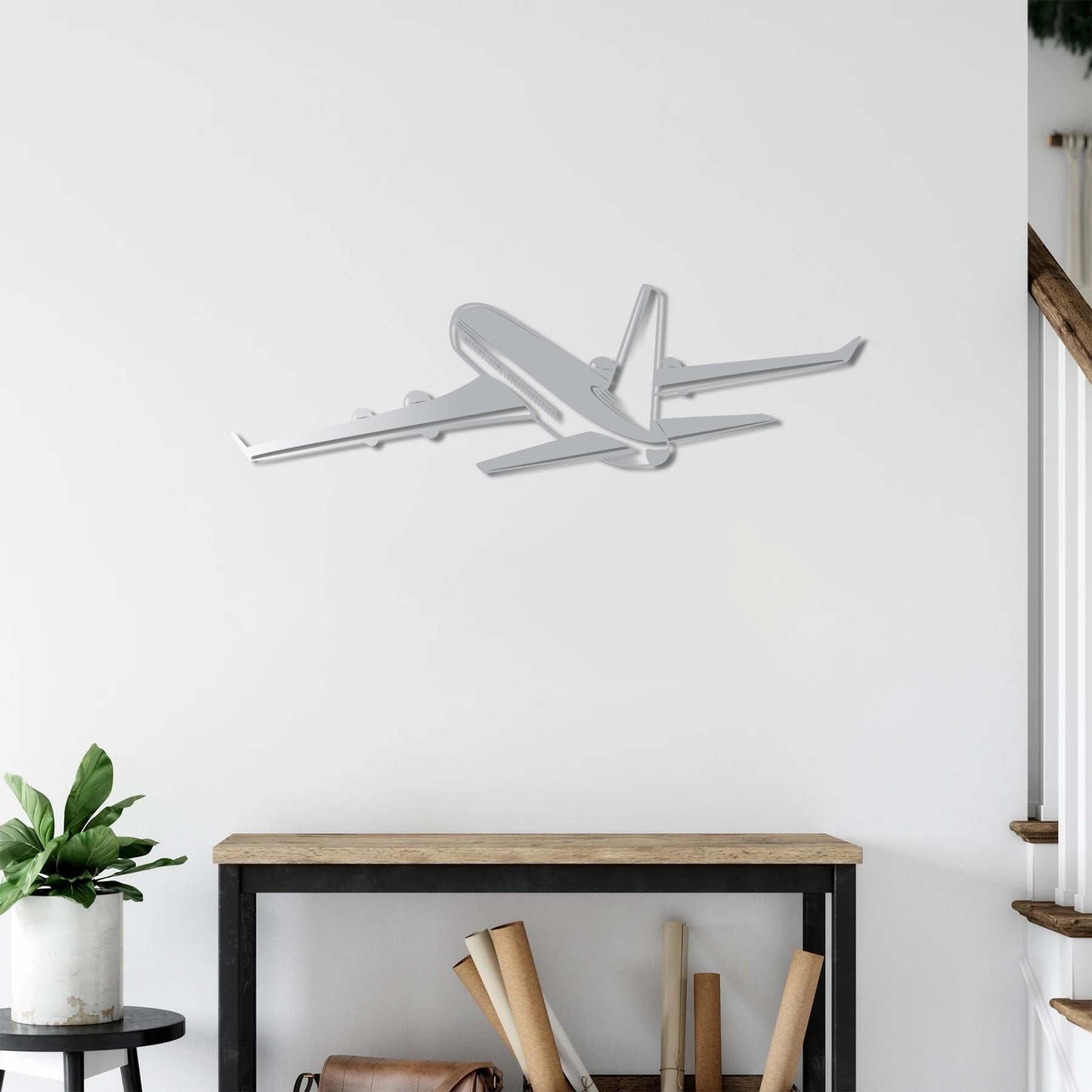 Passenger Plane – Metal Painting