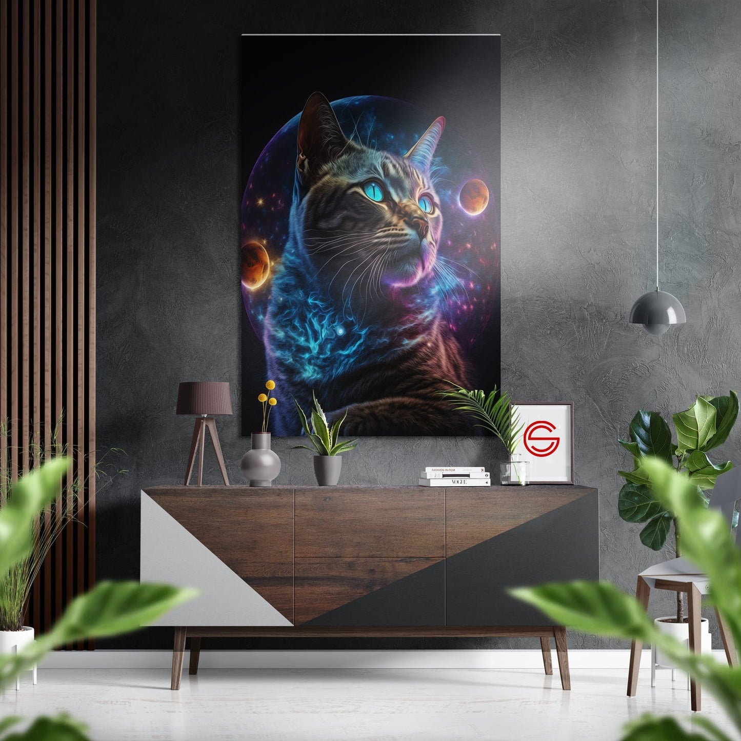 Kedi Fırçalı Metalik Alu-Dibond