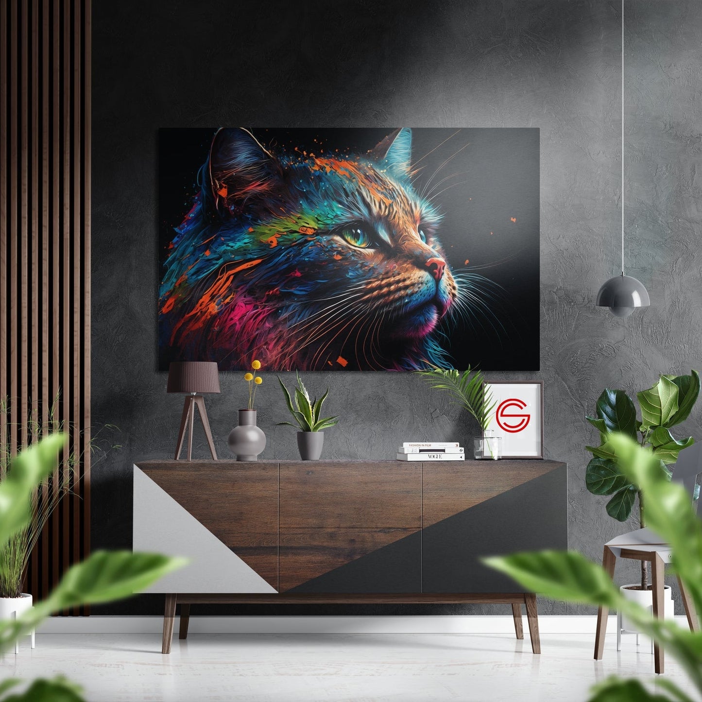 Kedi Fırçalı Metalik Alu-Dibond