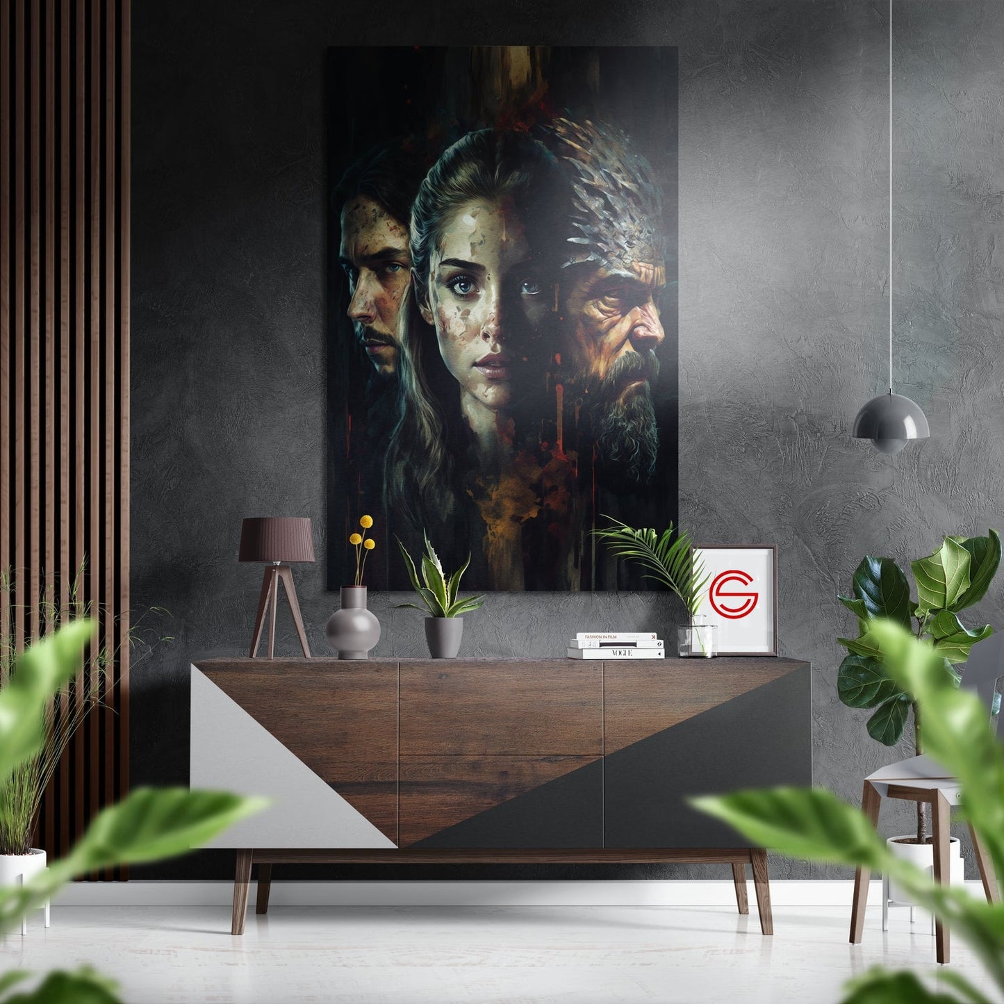 Game Of Thrones Fırçalı Metalik Alu-Dibond