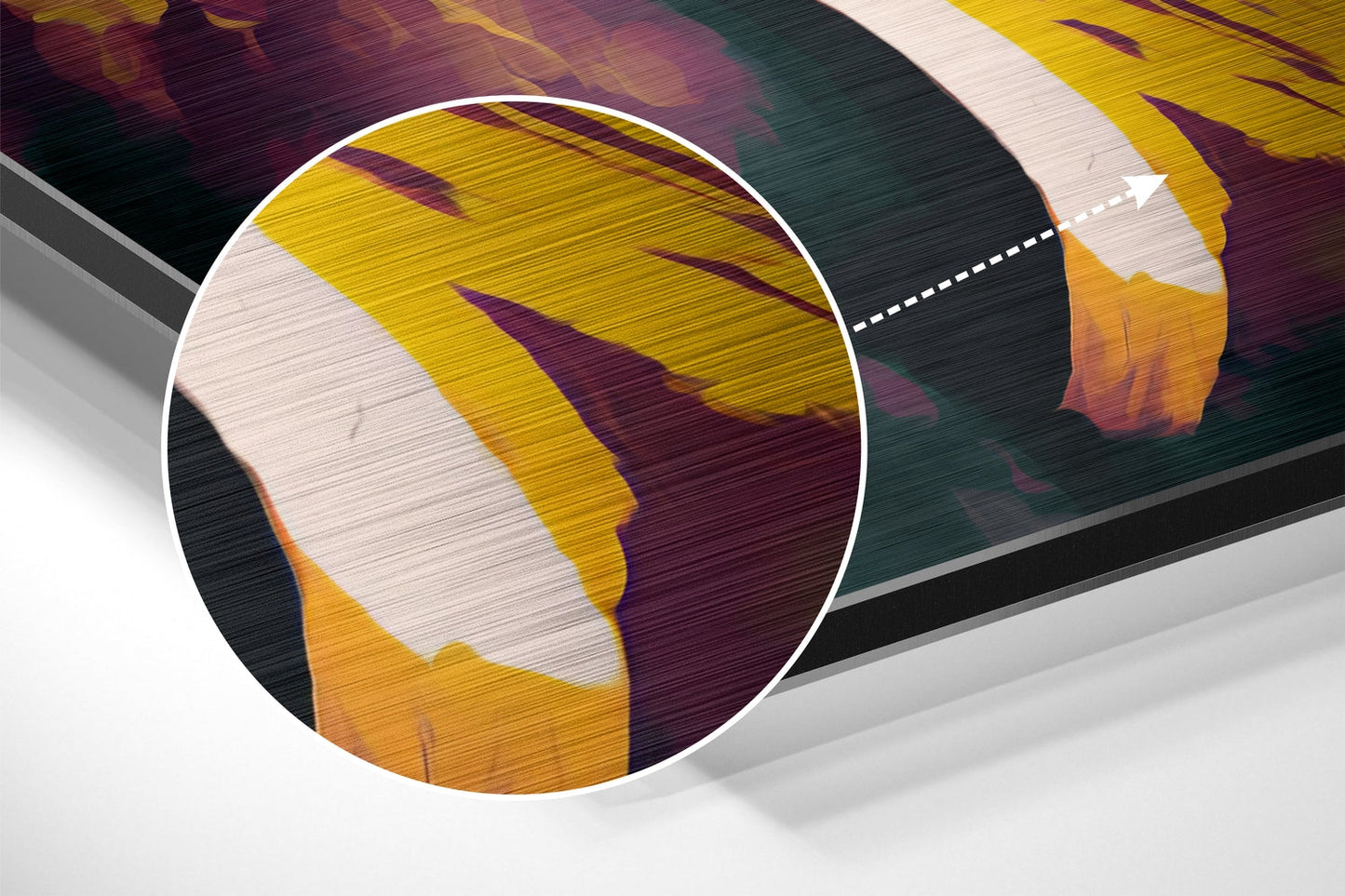 Kobe Bryant Fırçalı Metalik Alu-Dibond
