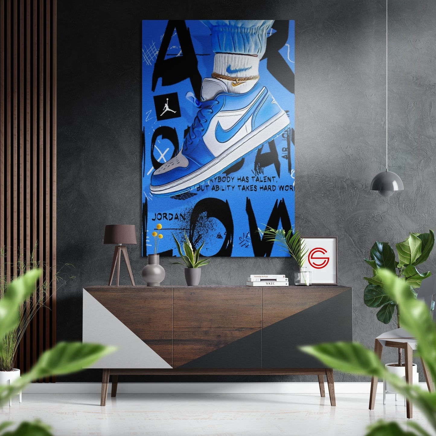 Air Jordan Fırçalı Metalik Alu-Dibond