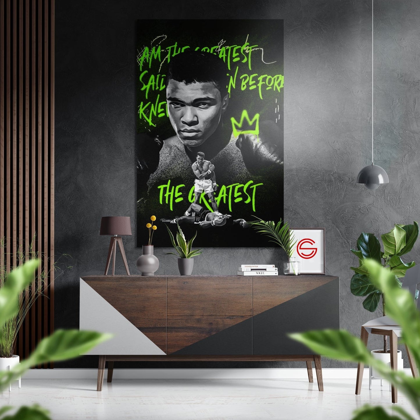 Muhammed Ali Fırçalı Metalik Alu-Dibond