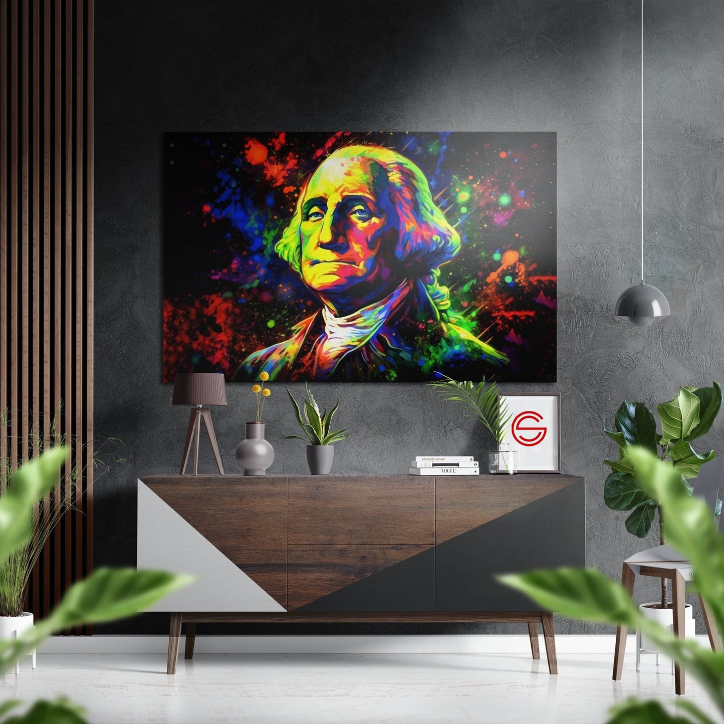 George Washington Fırçalı Metalik Alu-Dibond