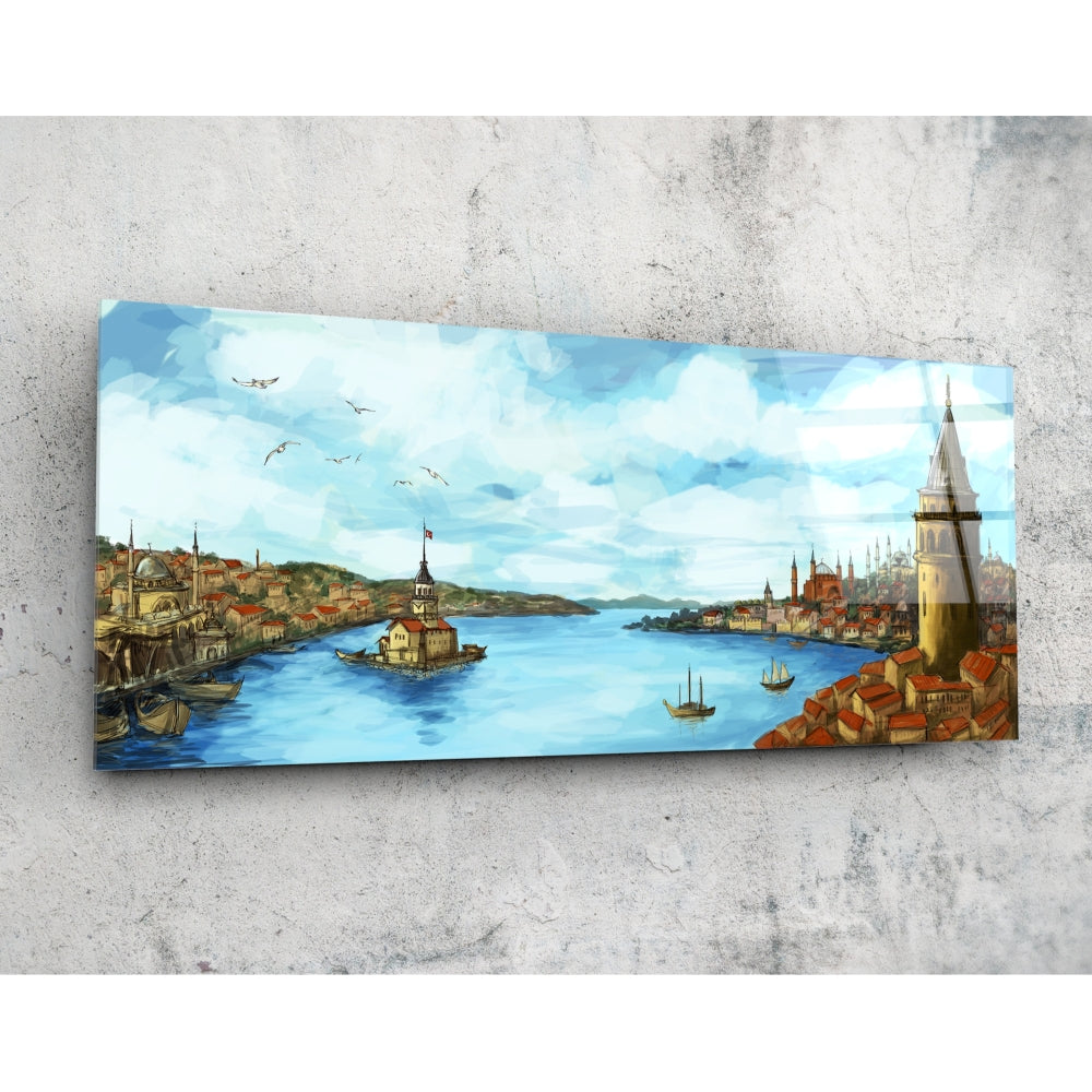 Eski İstanbul Cam Tablo