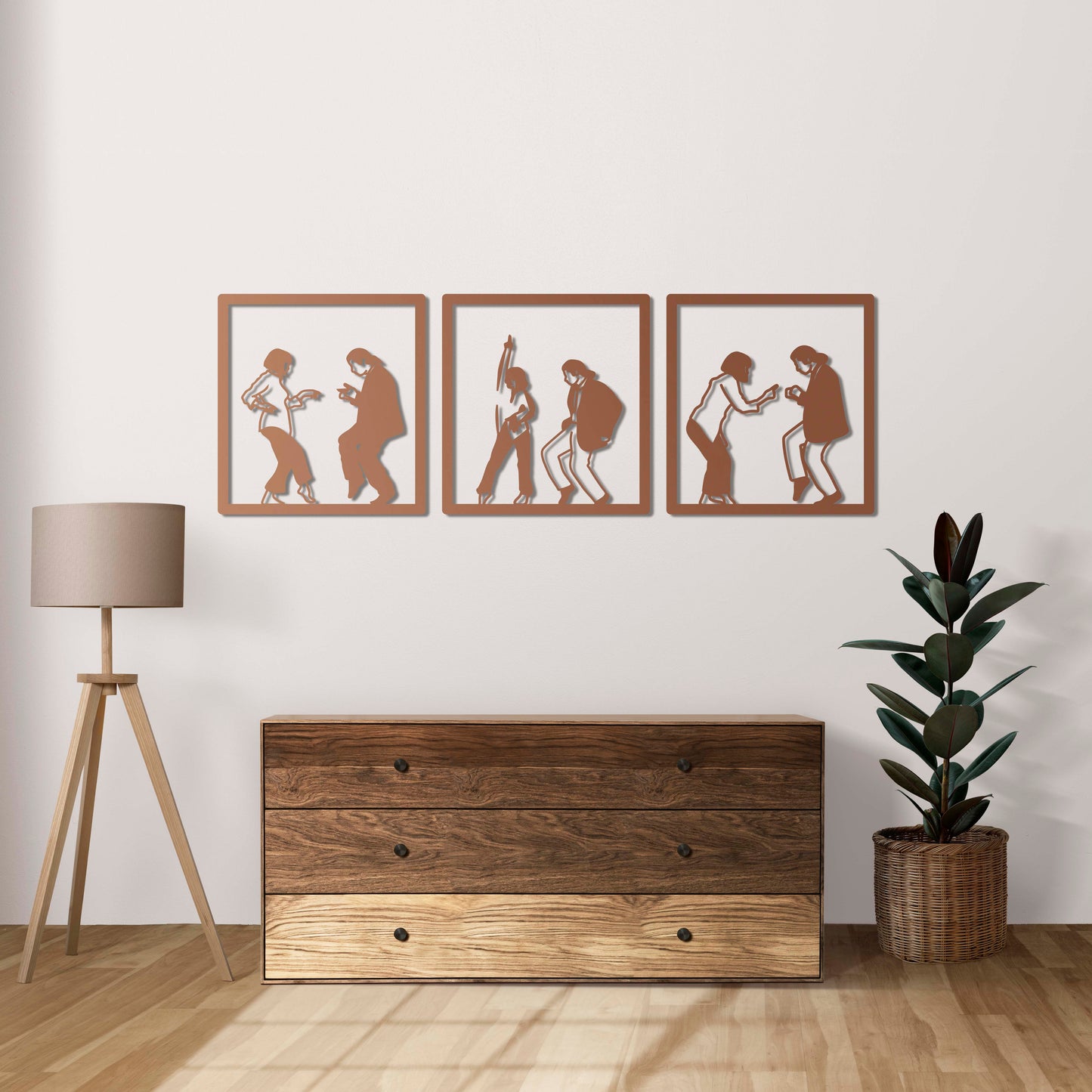 Black Dance – Cult Squares Series Metal Painting