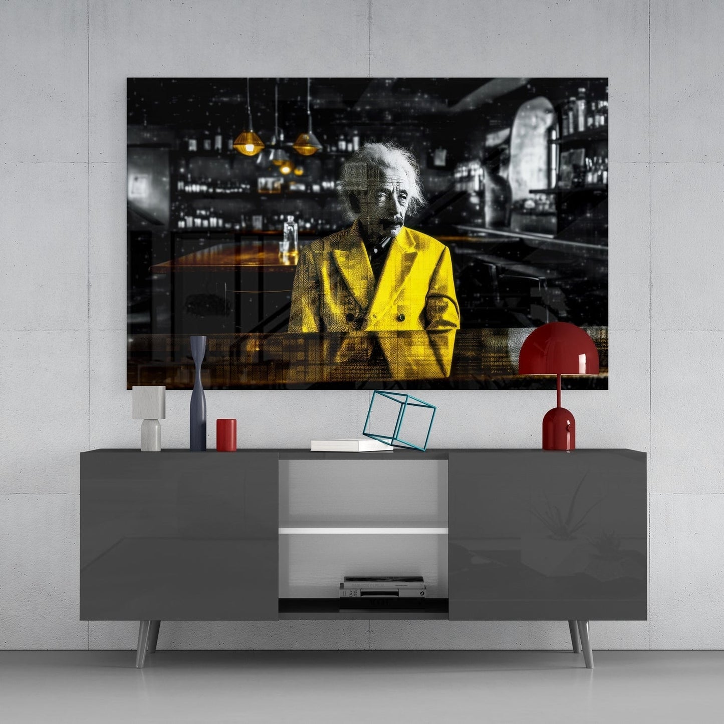 Barda Einstein Cam Tablo || Tasarımcı Koleksiyonu