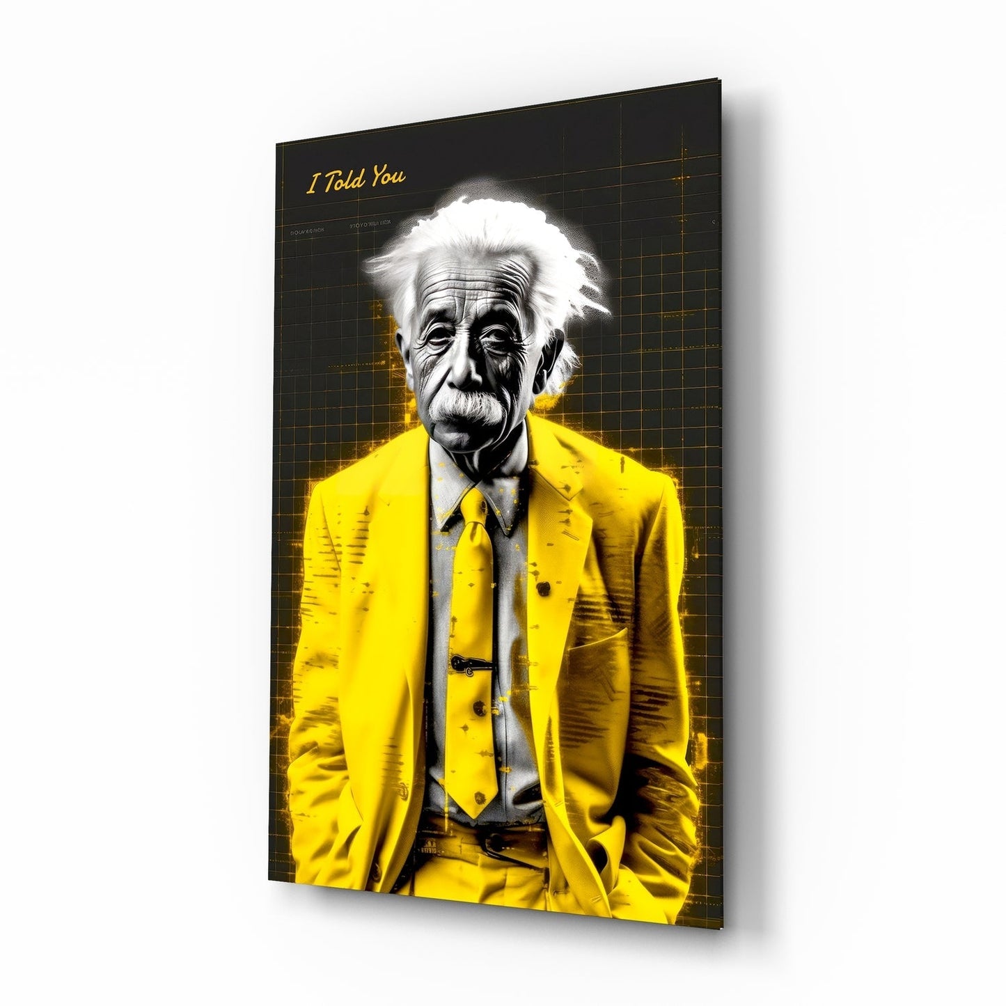 Sana Söyledim - Einstein Cam Tablo || Tasarımcı Koleksiyonu