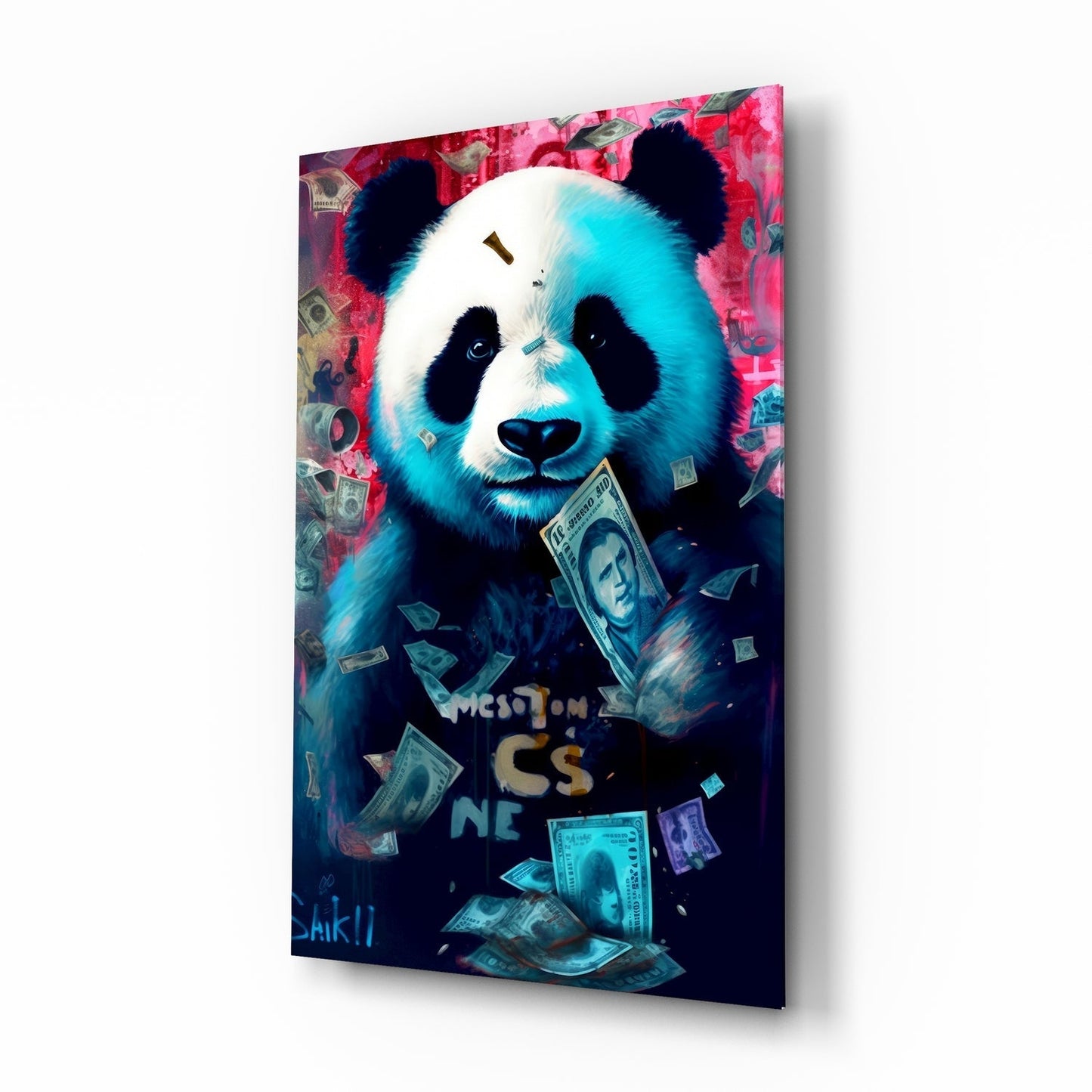 Zengin Panda Cam Tablo || Tasarımcı Koleksiyonu