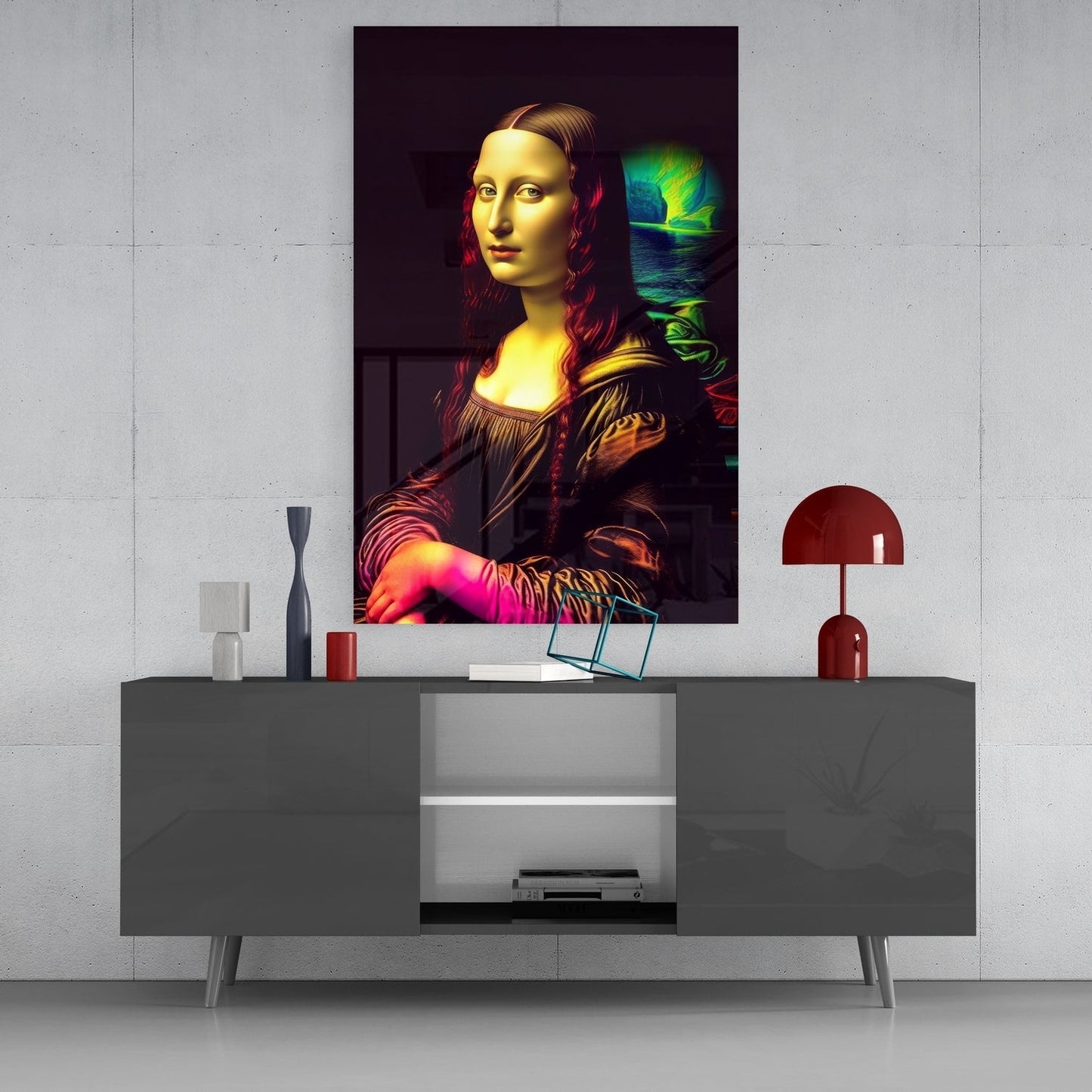 Mona Lisa V2 Cam Tablo || Tasarımcı Koleksiyonu
