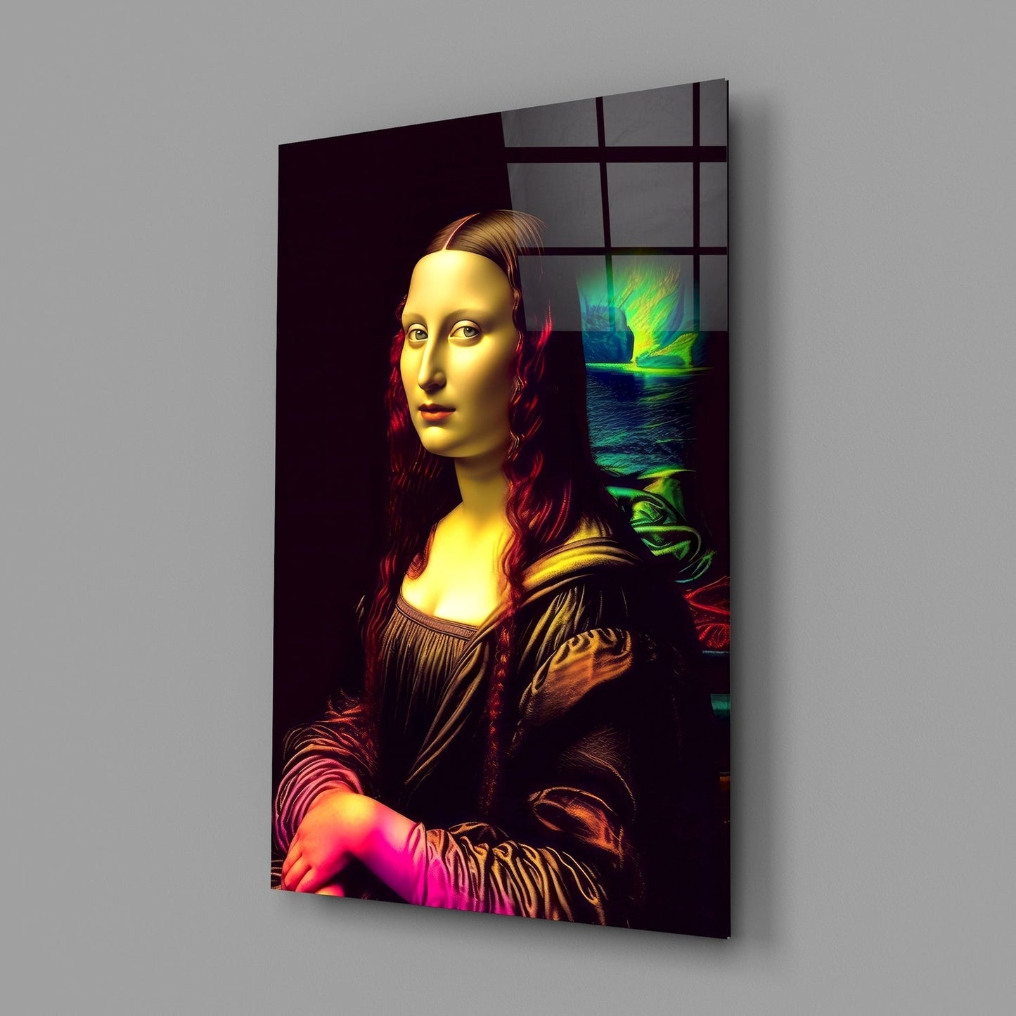 Mona Lisa V2 Cam Tablo || Tasarımcı Koleksiyonu