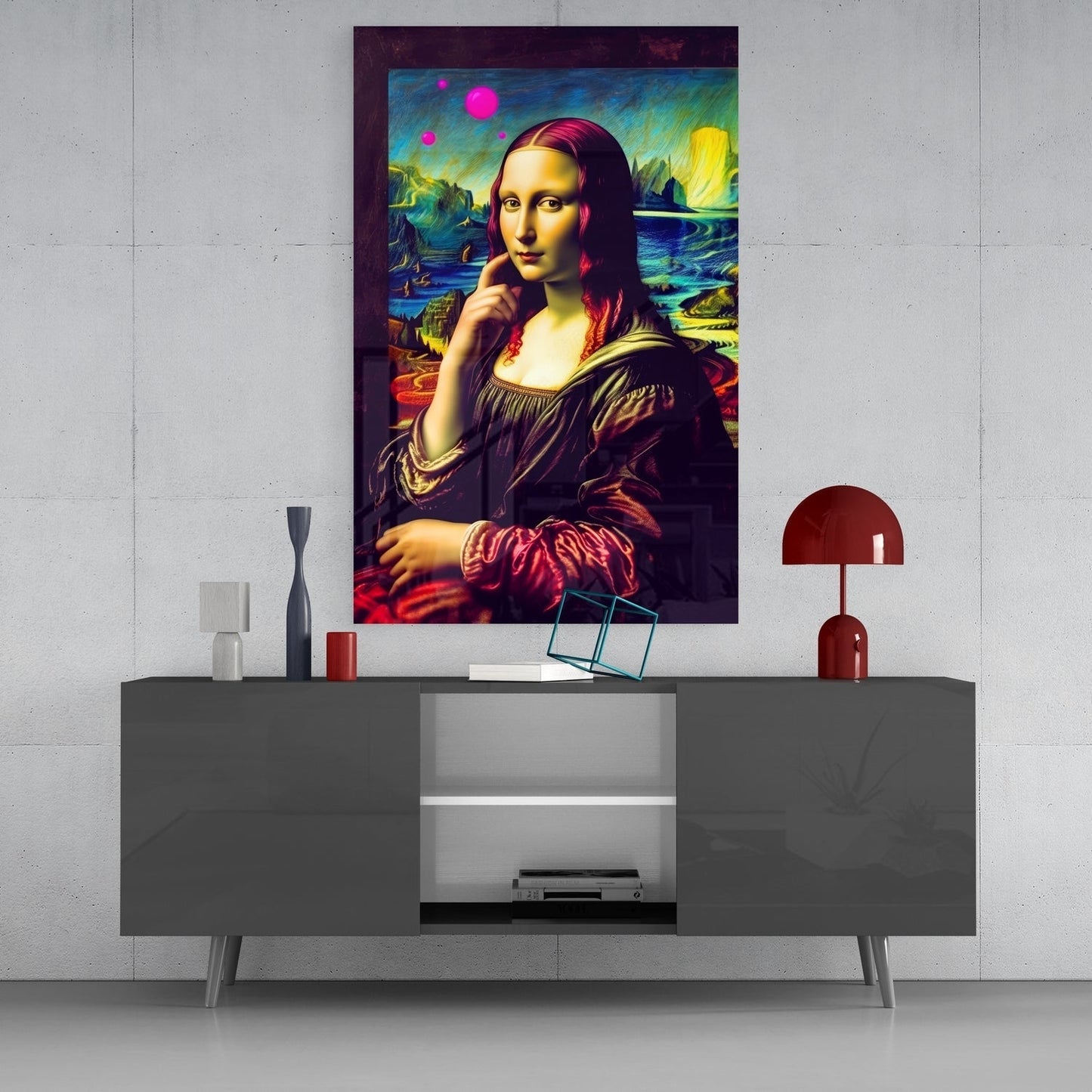 Mona Lisa V2 Cam Tablo || Tasarımcı Koleksiyonu
