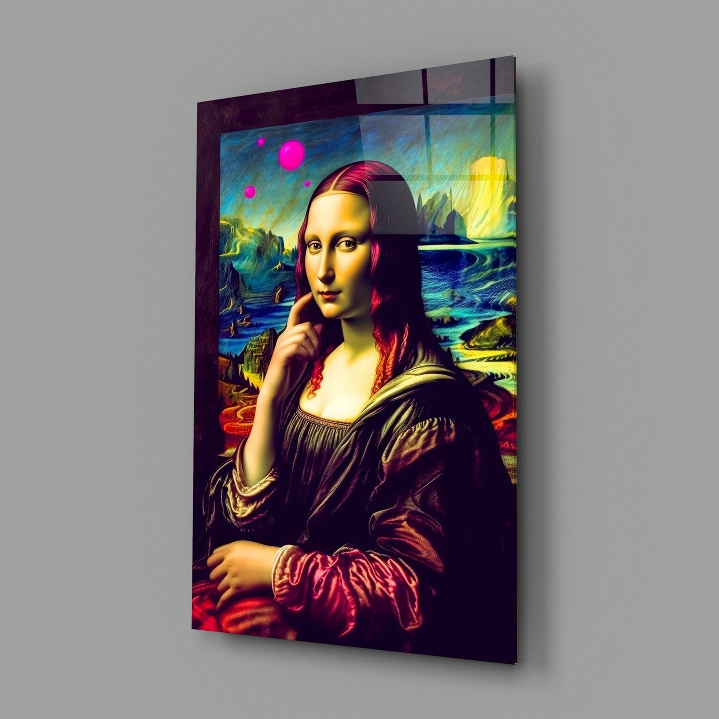 Mona Lisa V2 Cam Tablo || Tasarımcı Koleksiyonu