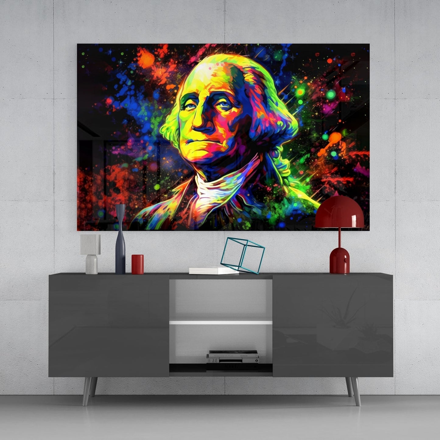 Benjamin Franklin Cam Tabo || Tasarımcı Koleksiyonu
