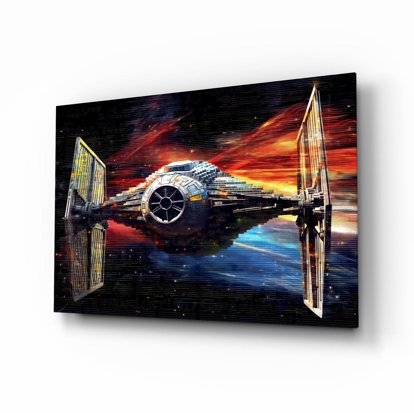 Tie Fighter Cam Tablo || Tasarımcı Koleksiyonu