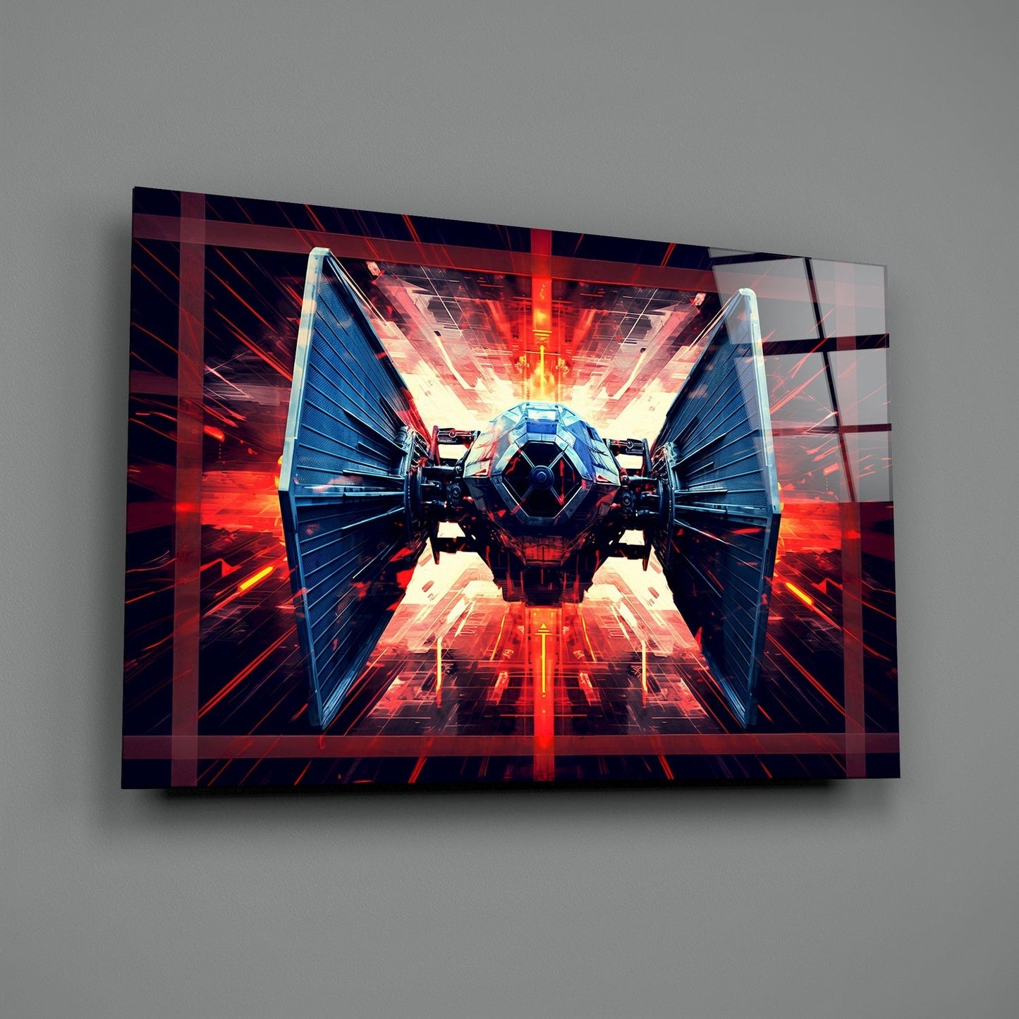 Tie Fighter Cam Tablo || Tasarımcı Koleksiyonu