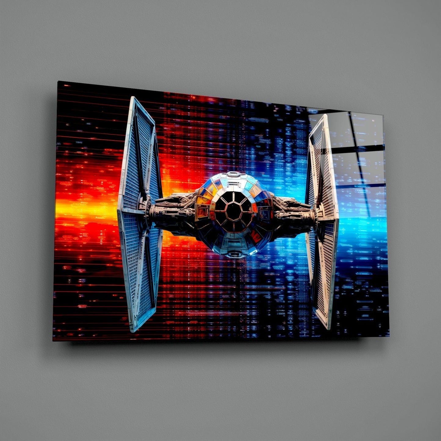 Tie Fighter Cam Tablo || Tasarımcı Koleksiyonu