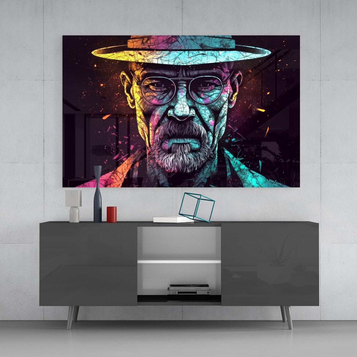 Heisenberg Cam Tablo || Tasarımcı Koleksiyonu