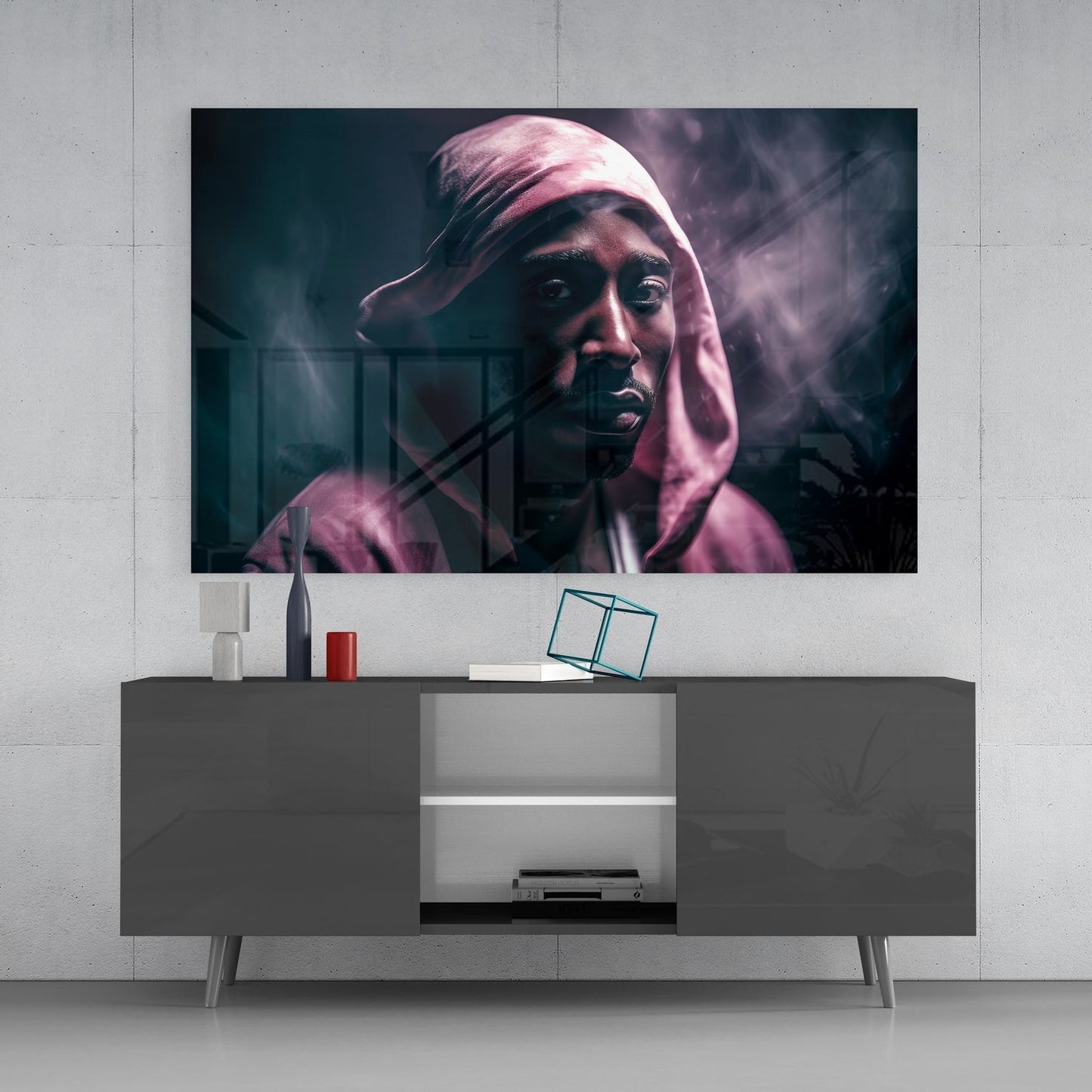 Tupac Cam Tablo || Tasarımcı Koleksiyonu