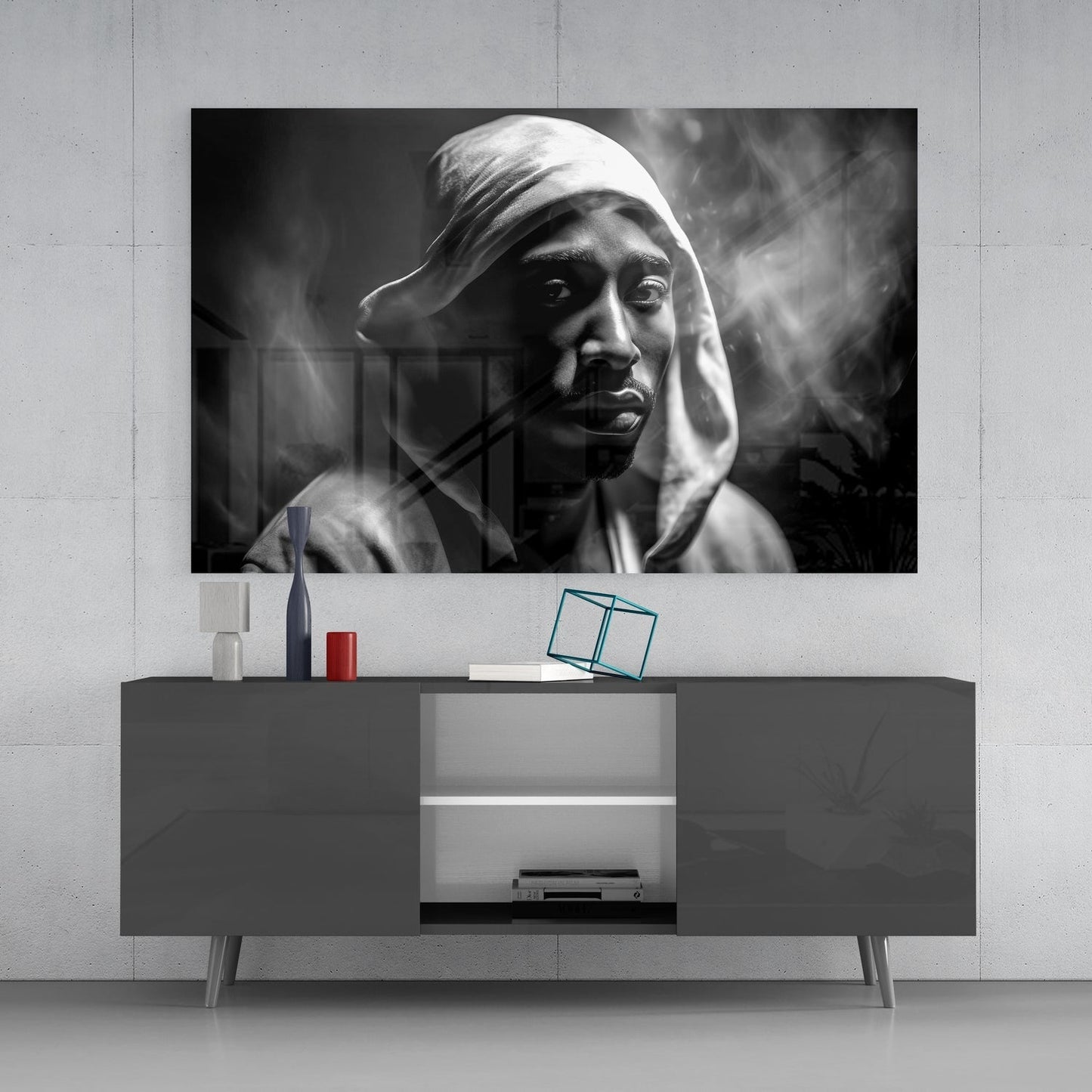 Tupac Cam Tablo || Tasarımcı Koleksiyonu