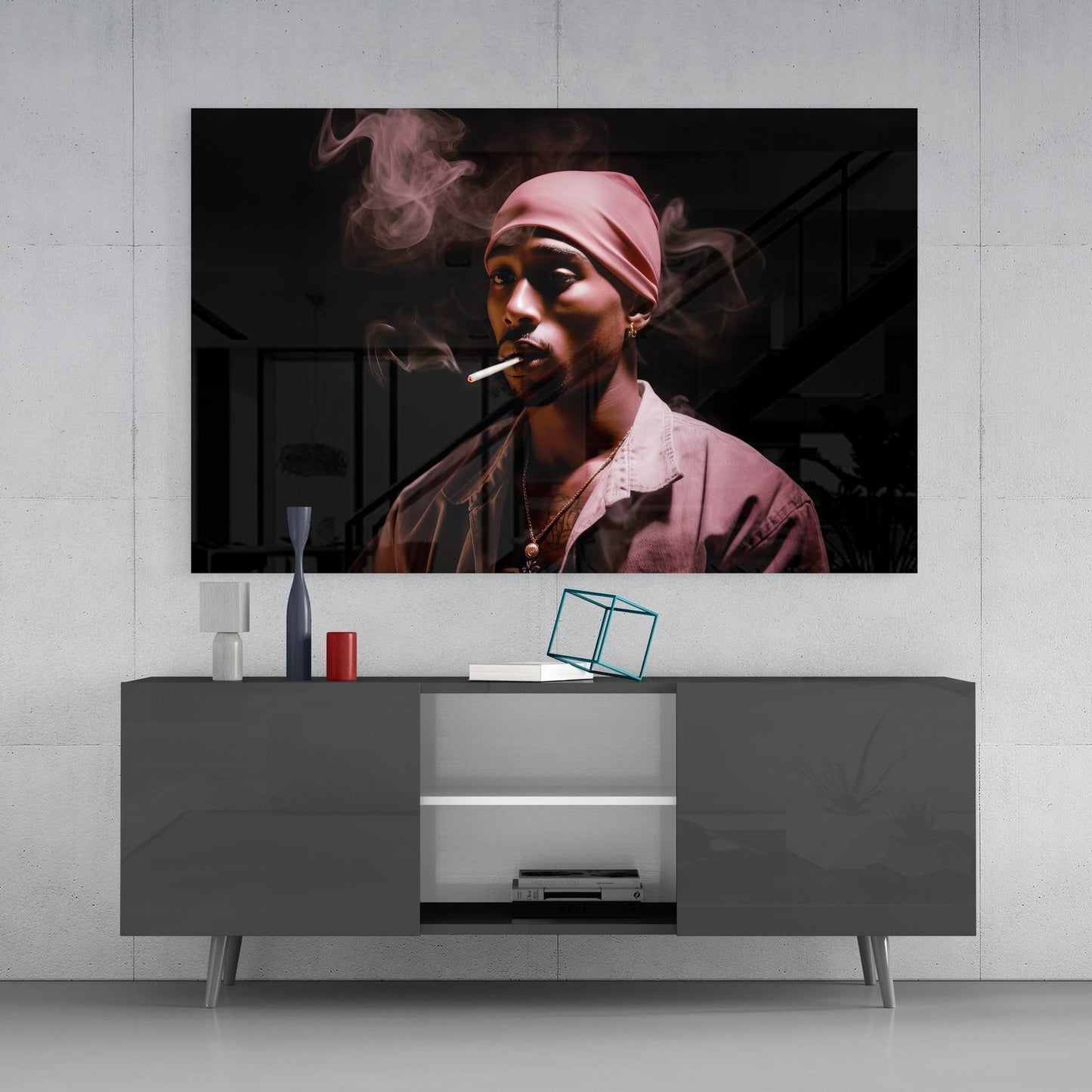 Tupac Cam Tablo || Tasarımcı Koleksiyonu