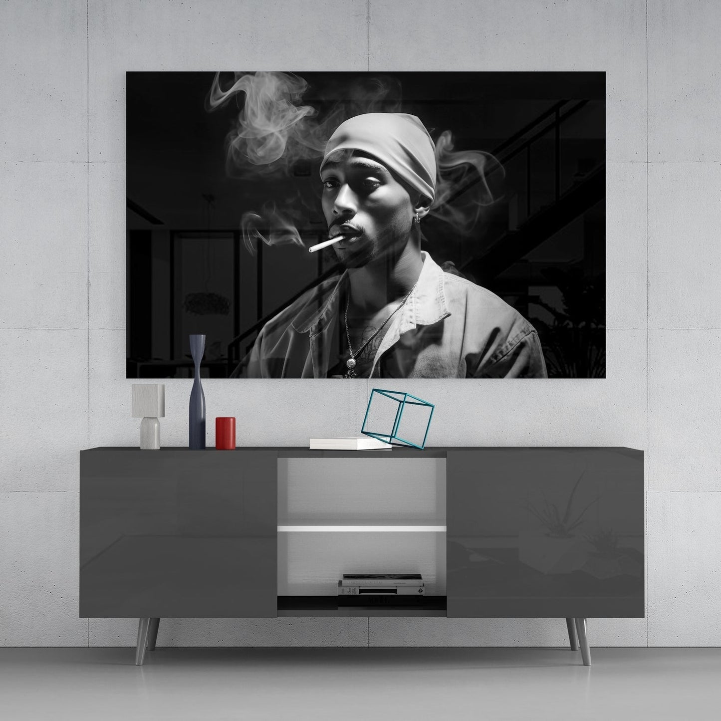Tupac Cam Tablo || Tasarımcı Koleksiyonu