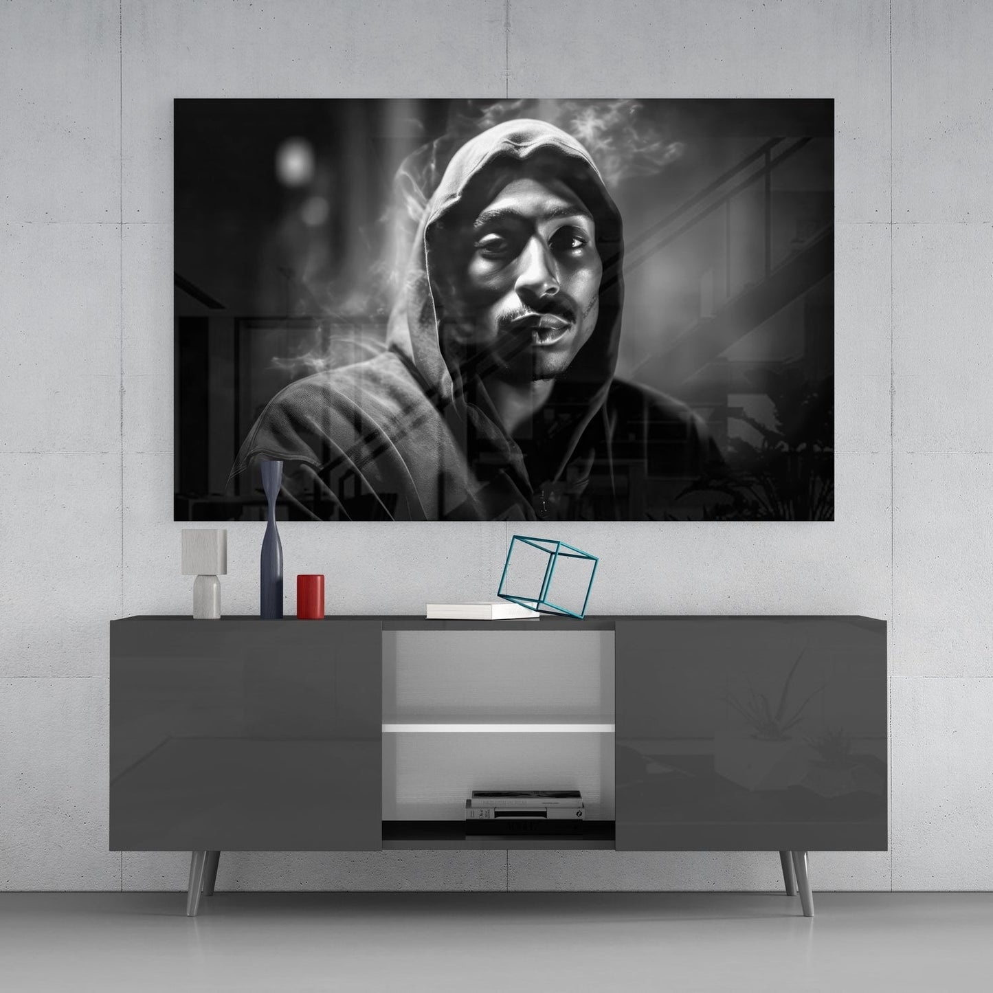 Tupac Cam Tablo || Tasarımcı Koleksiyonu