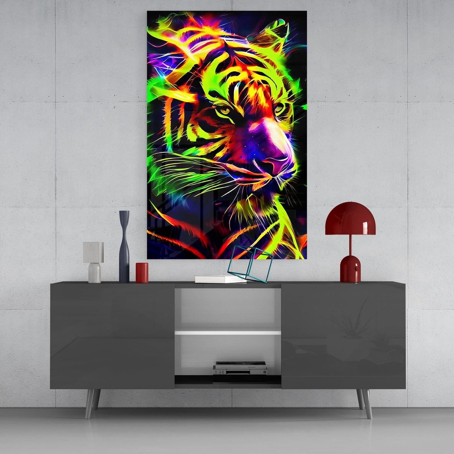 Neon Kaplan Cam Tablo