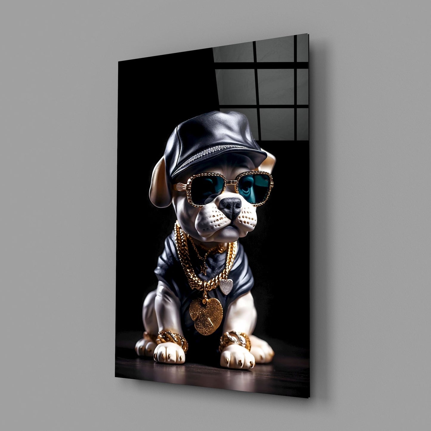 Köpek Vogue'U Cam Tablo